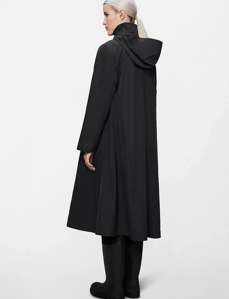 Rains - Suva Softshell A-Line W Jacket W3T2 - regnjakker - black - 4