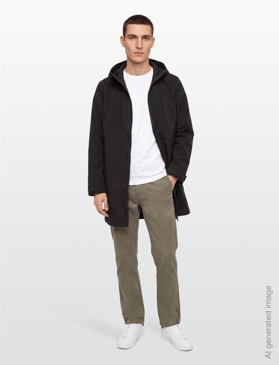 Rains - Suva Softshell Long Jacket W3T2 - rain jackets - black - 0