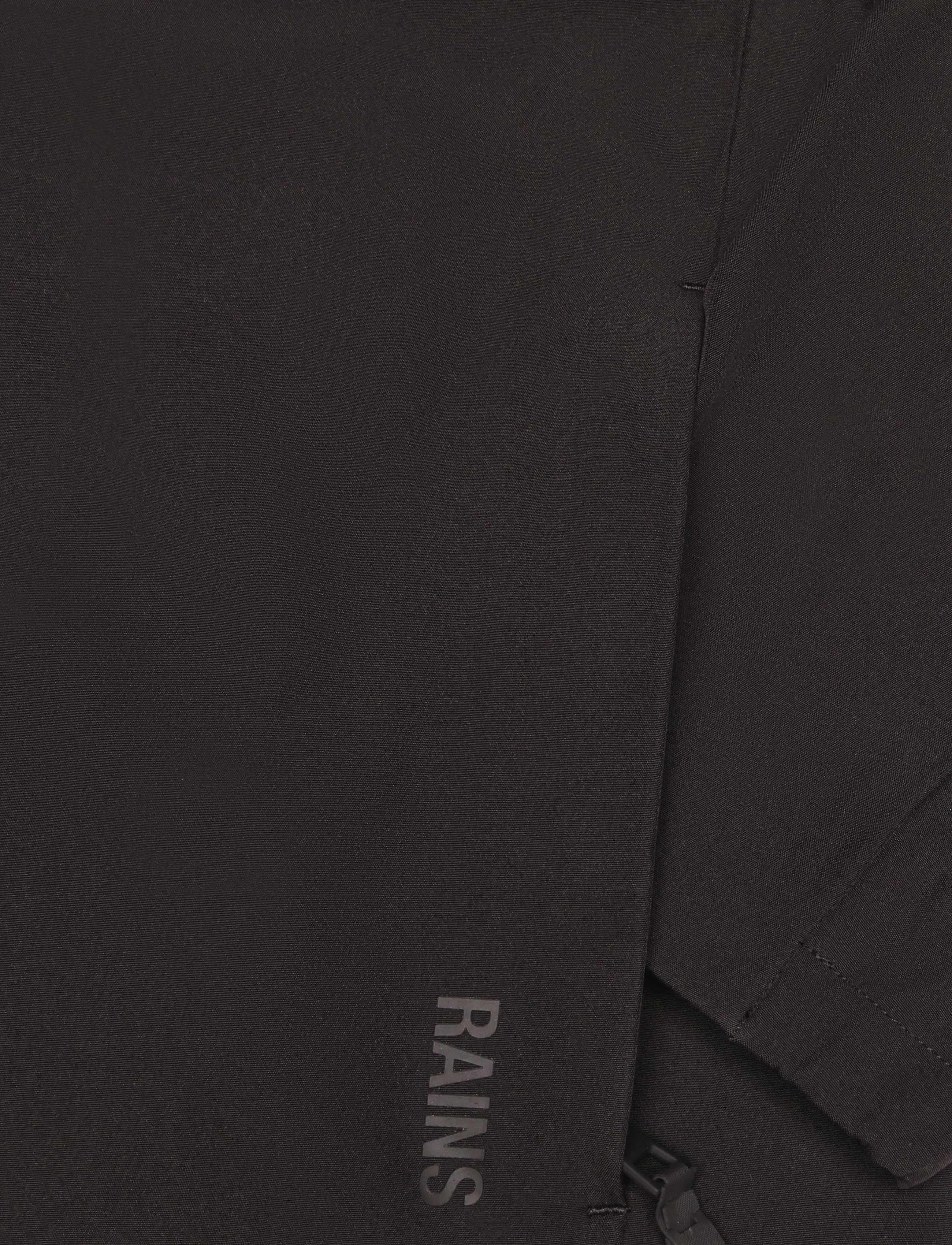 Rains - Suva Softshell Long Jacket W3T2 - rain jackets - black - 3