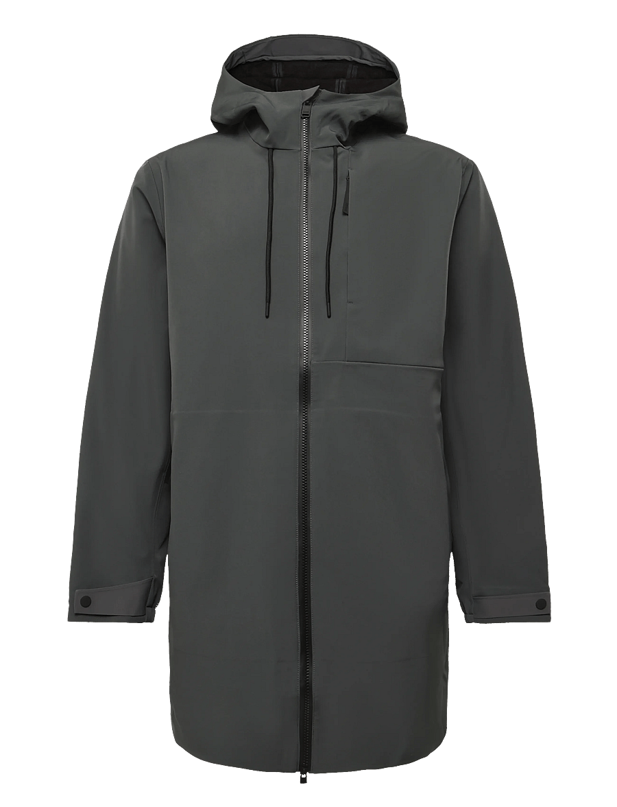 Rains - Suva Softshell Long Jacket W3T2 - regnjakker - dark grey - 0