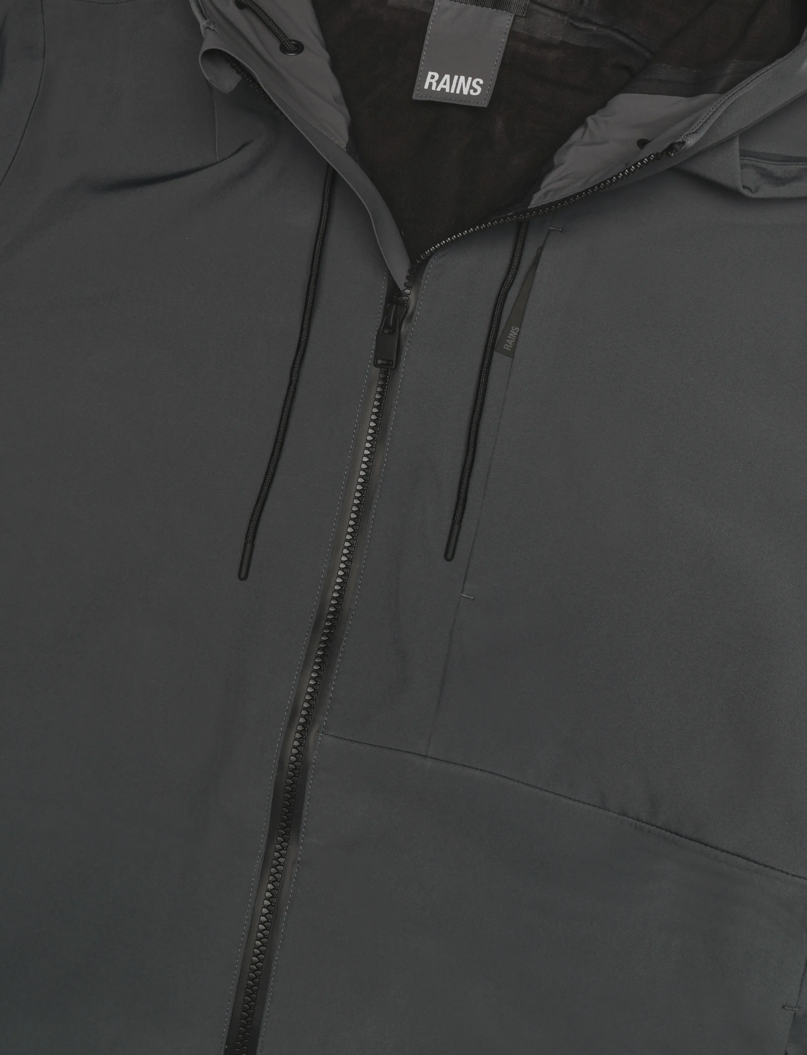 Rains - Suva Softshell Long Jacket W3T2 - regnjakker - dark grey - 2