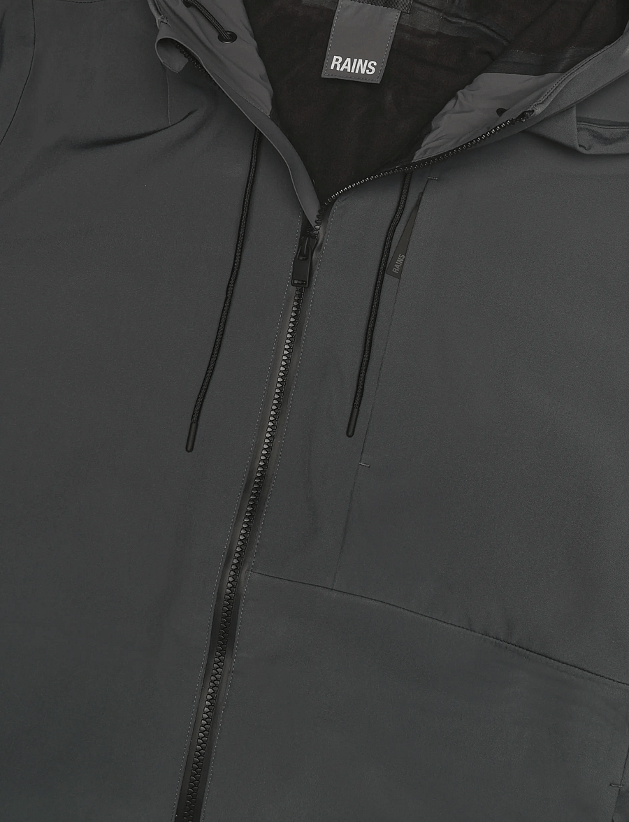 Rains - Suva Softshell Long Jacket W3T2 - regnjakker - dark grey - 2