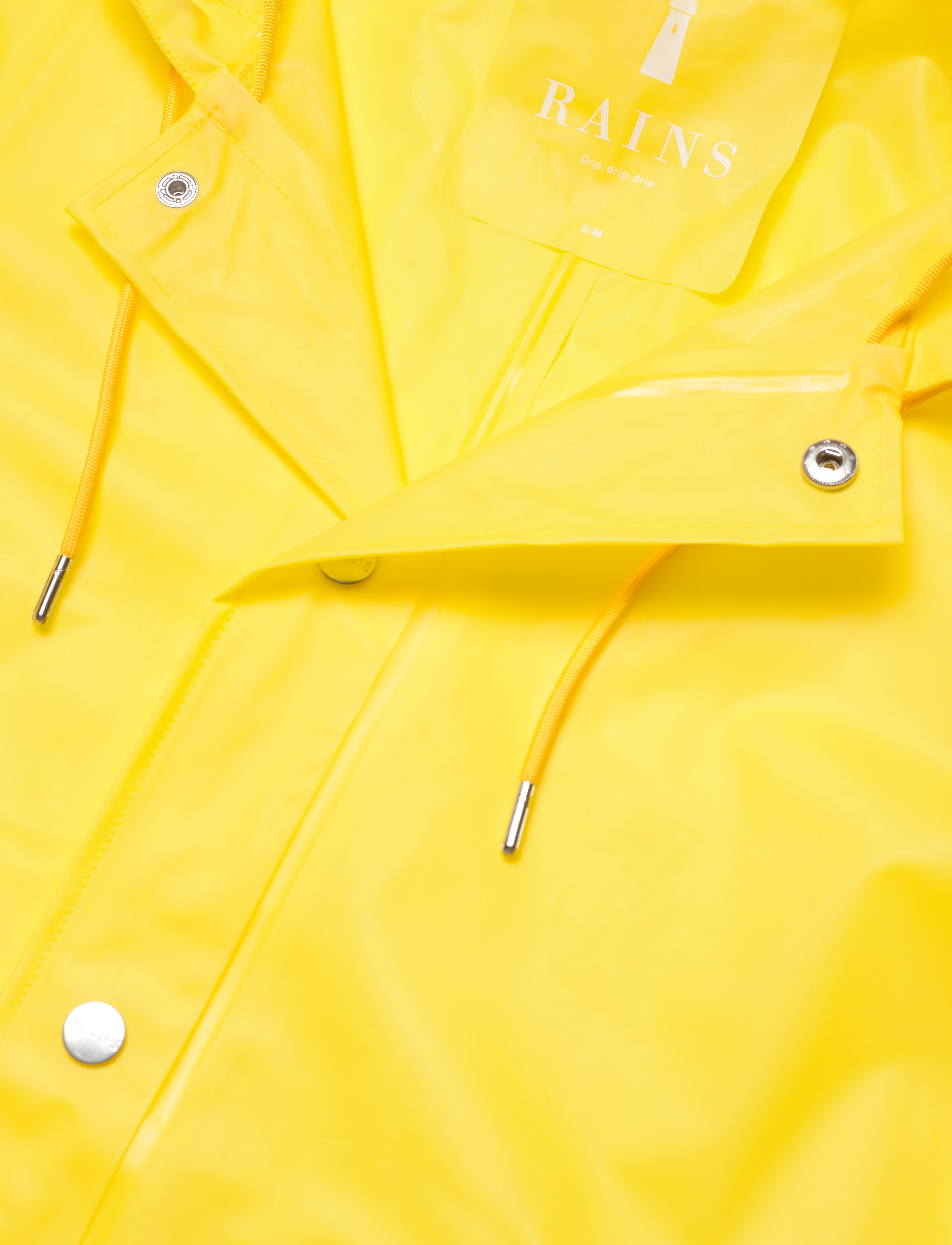 Rains - Hooded Coat - foggy yellow - 3