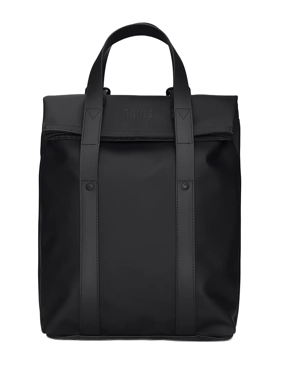 Rains - 2 Way Tote Backpack Mini W3 - Äripäeva seljakotid - black - 1