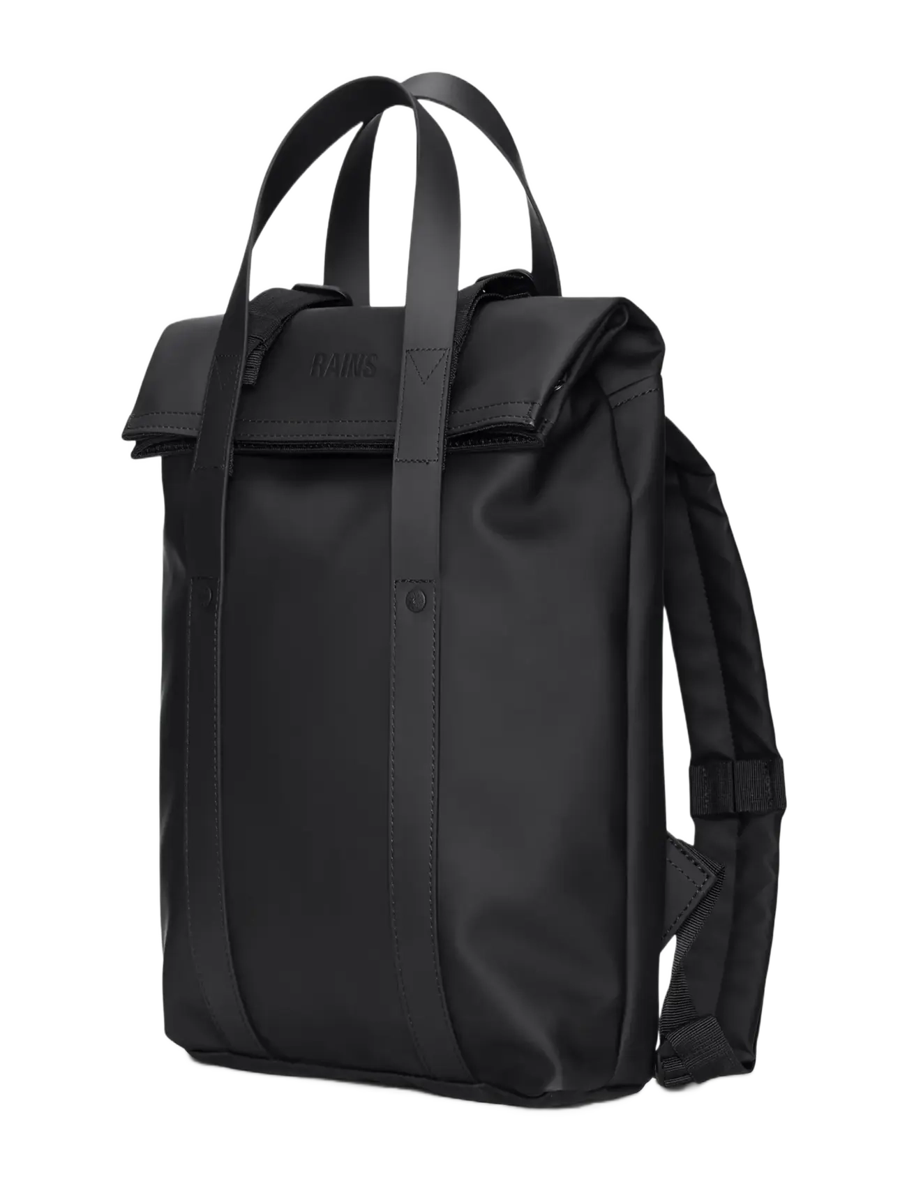 Rains - 2 Way Tote Backpack Mini W3 - Äripäeva seljakotid - black - 3