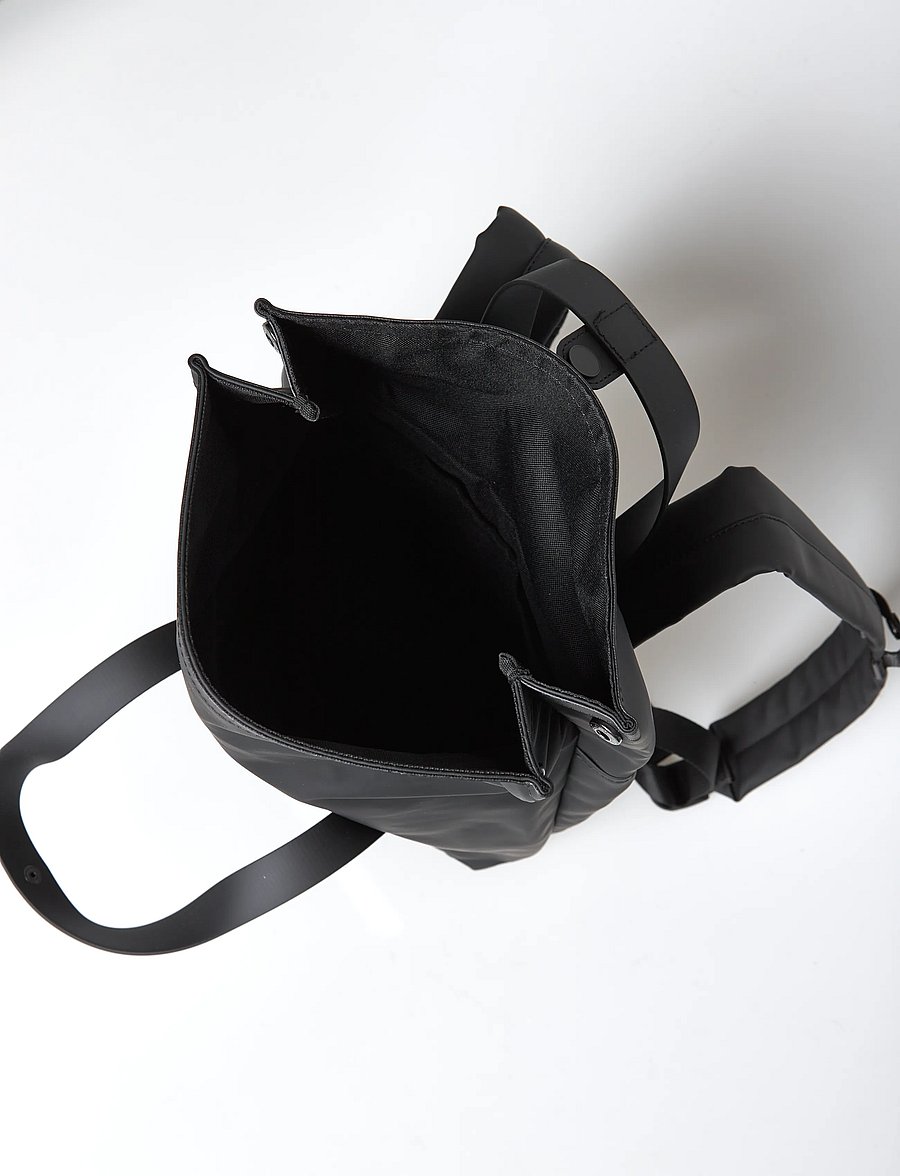 Rains - 2 Way Tote Backpack Mini W3 - Äripäeva seljakotid - black - 5