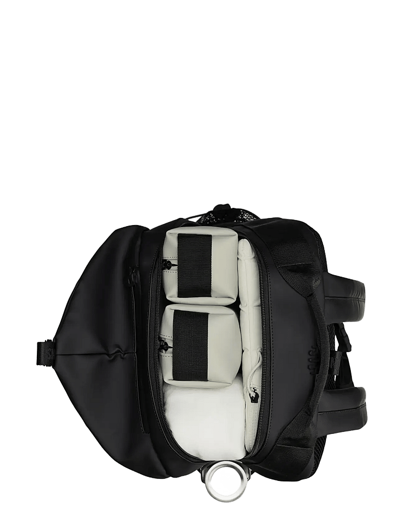 Rains - Trail Clip Front Backpack W3 - vandtætte tasker - black - 4
