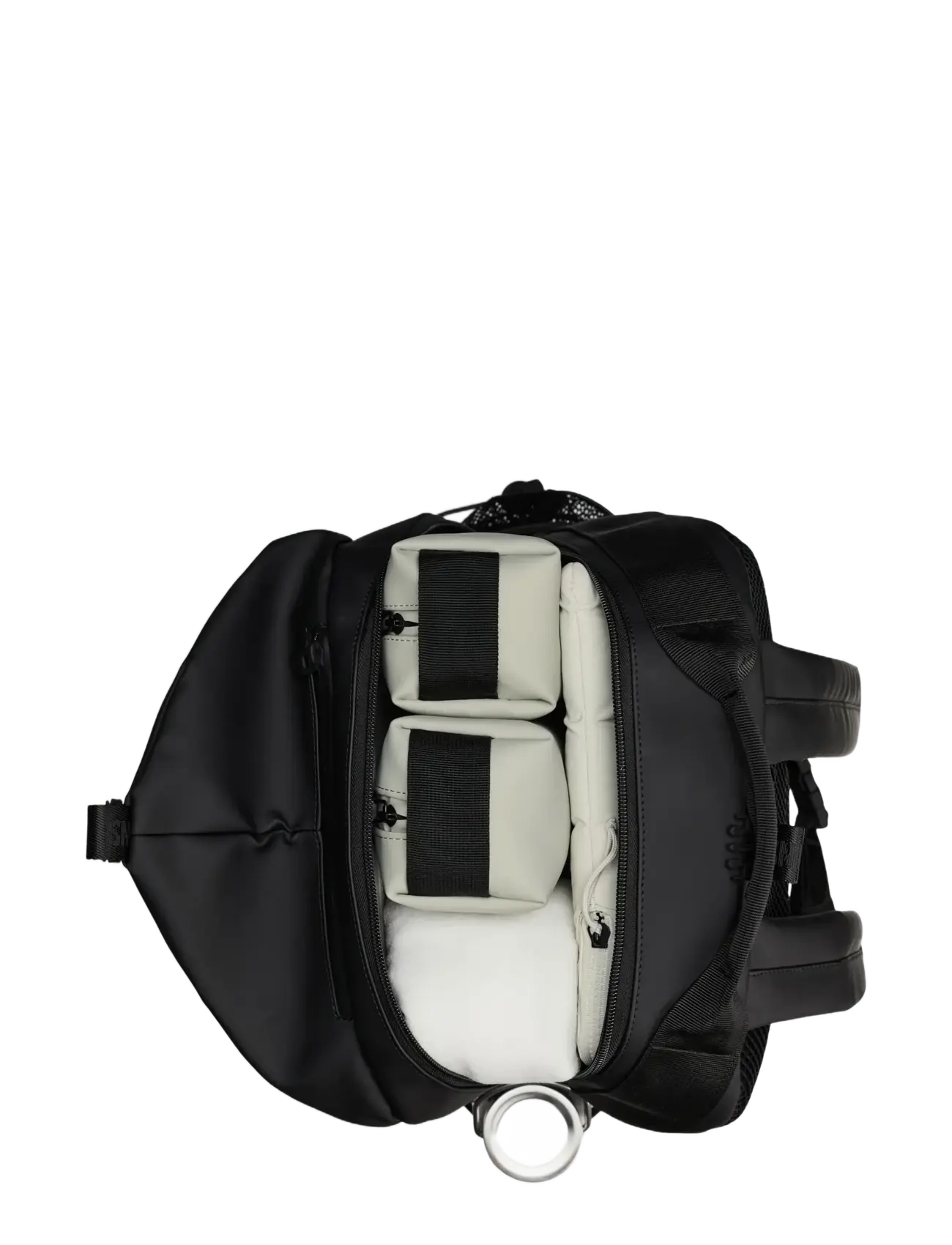 Rains - Trail Clip Front Backpack W3 - waterdichte tassen - black - 4