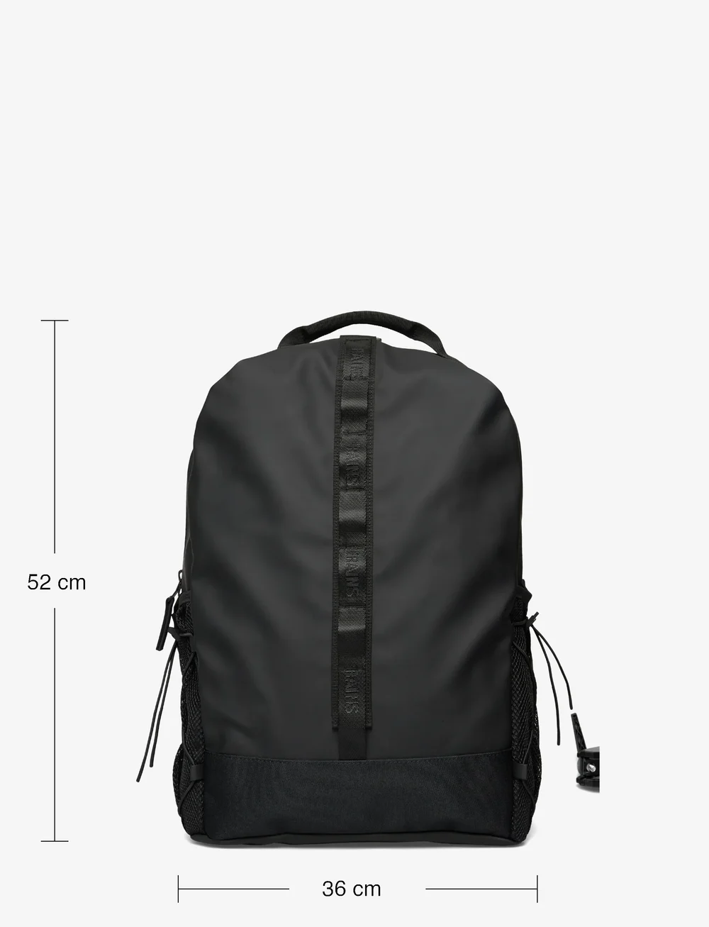 Rains - Trail Clip Front Backpack W3 - wasserdichte taschen - black - 3