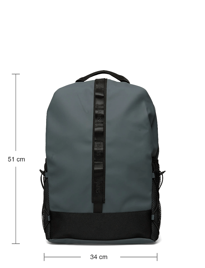 Rains - Trail Clip Front Backpack W3 - veekindlad kotid - lagoon - 4