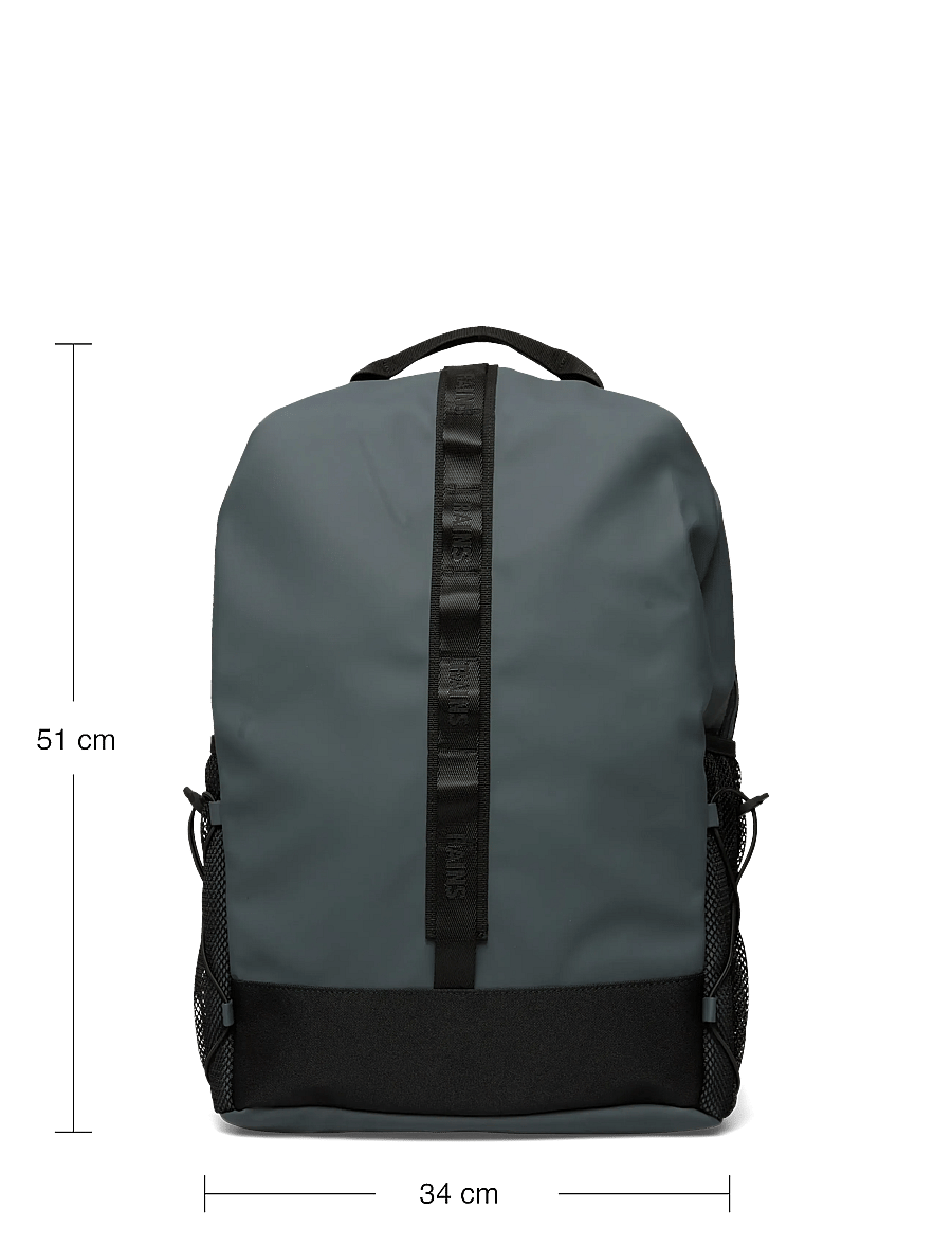 Rains - Trail Clip Front Backpack W3 - vattentäta väskor - lagoon - 4