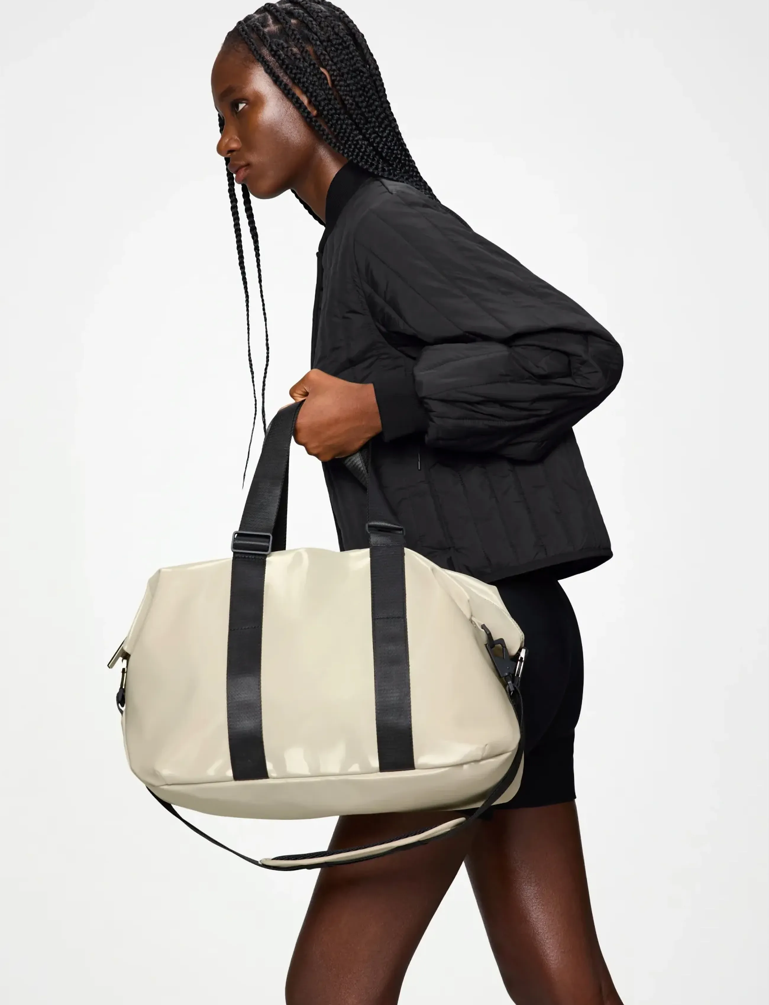 Rains Valera Weekend Bag Small W3, One Size, Beige, Designere > Weekend- Og Gymnastiktasker, Dame
