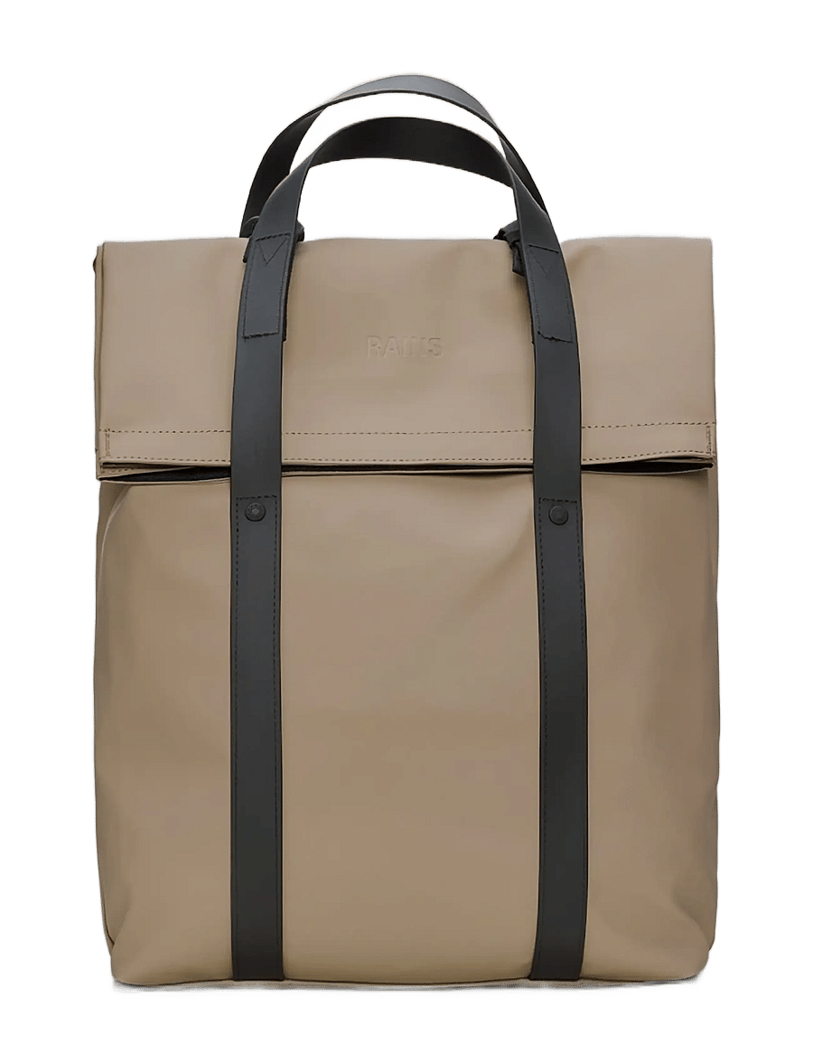 Rains - 2 Way Tote Backpack W3 - Äripäeva seljakotid - beige - 1