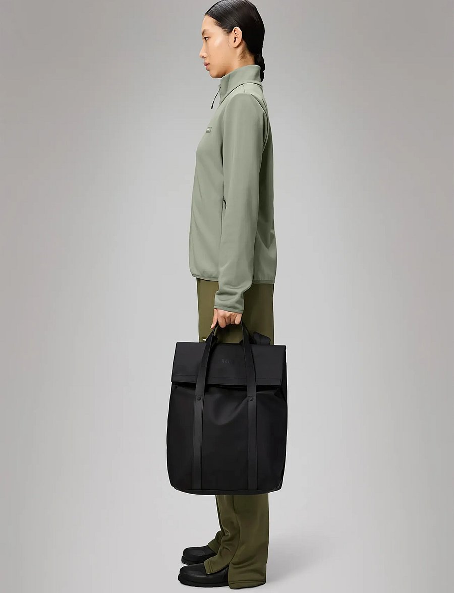 Rains - 2 Way Tote Backpack W3 - sacs à dos d'affaires - black - 5
