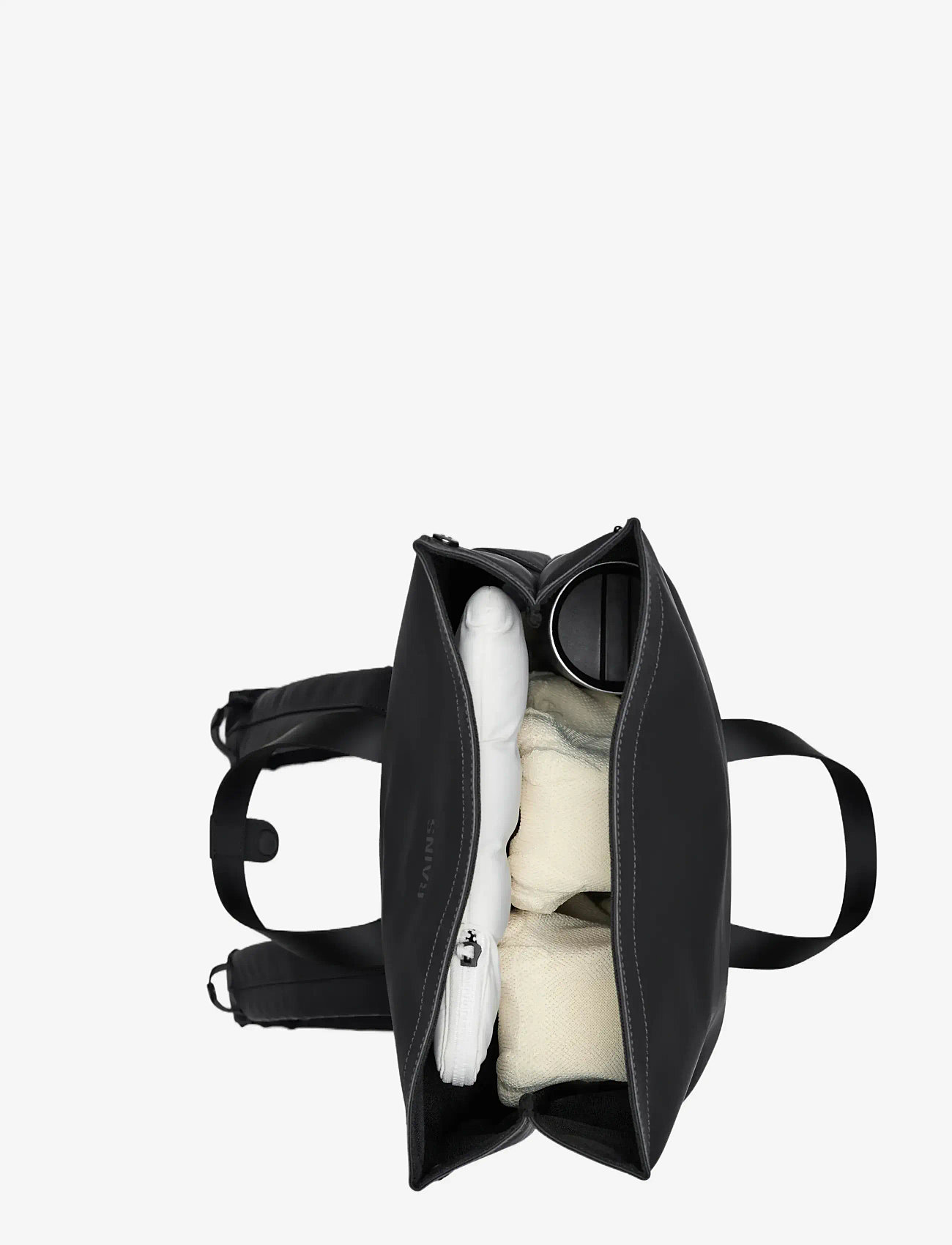 Rains - 2 Way Tote Backpack W3 - vattentäta väskor - black - 4