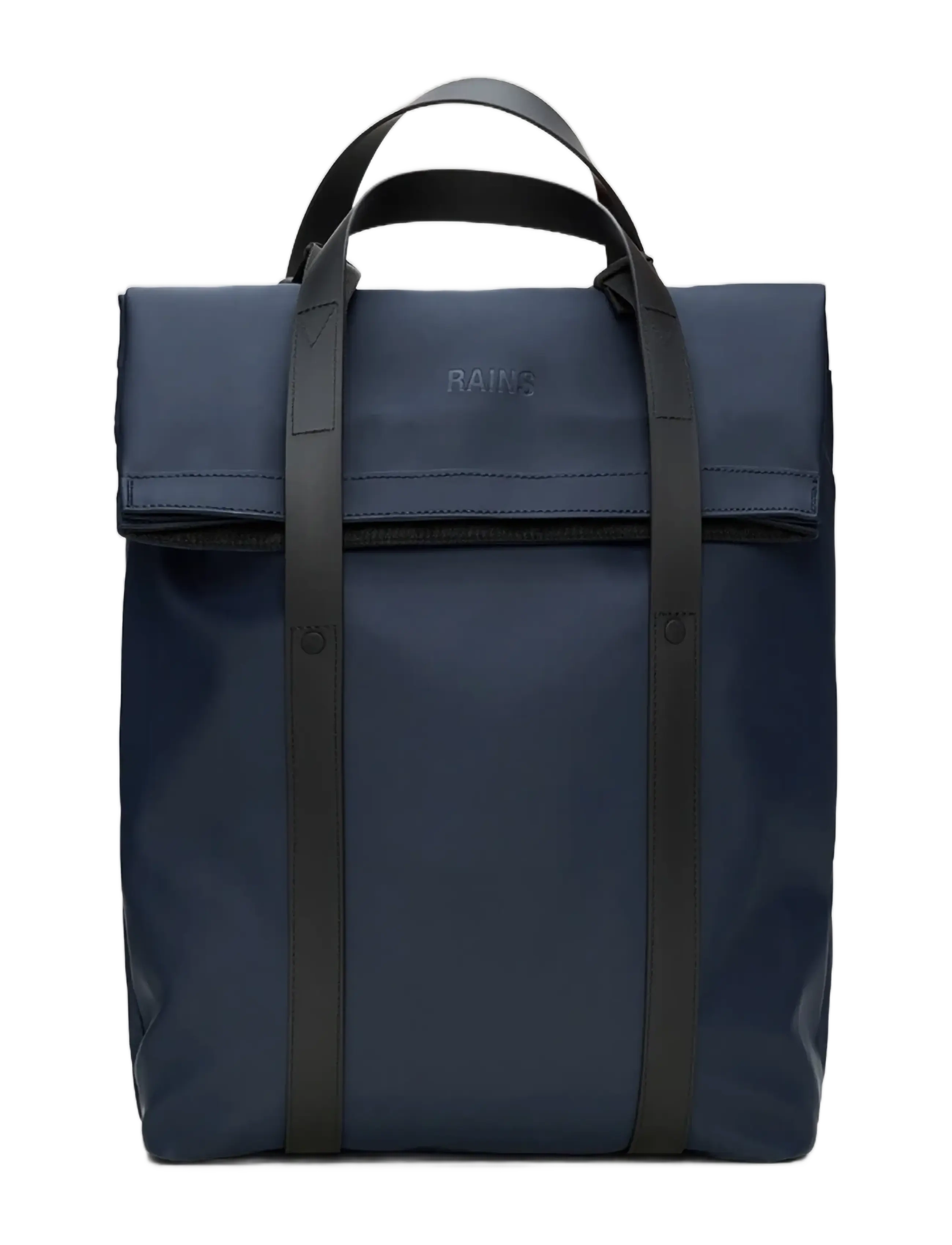 RAINS 2 Way Tote Rucksack W3 Navy - One Size - Damen