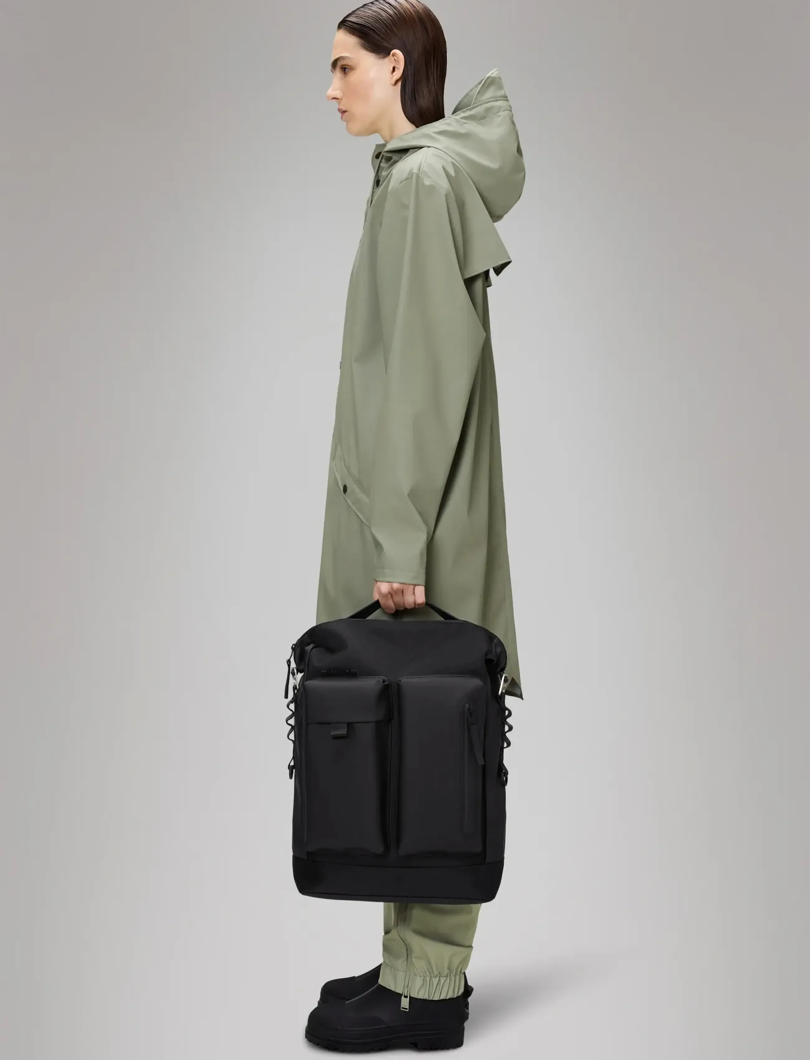 Rains - Otaru Backpack W3 - rygsække - black - 5