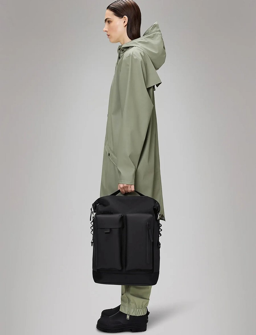 Rains - Otaru Backpack W3 - smarte rucksäcke - black - 5