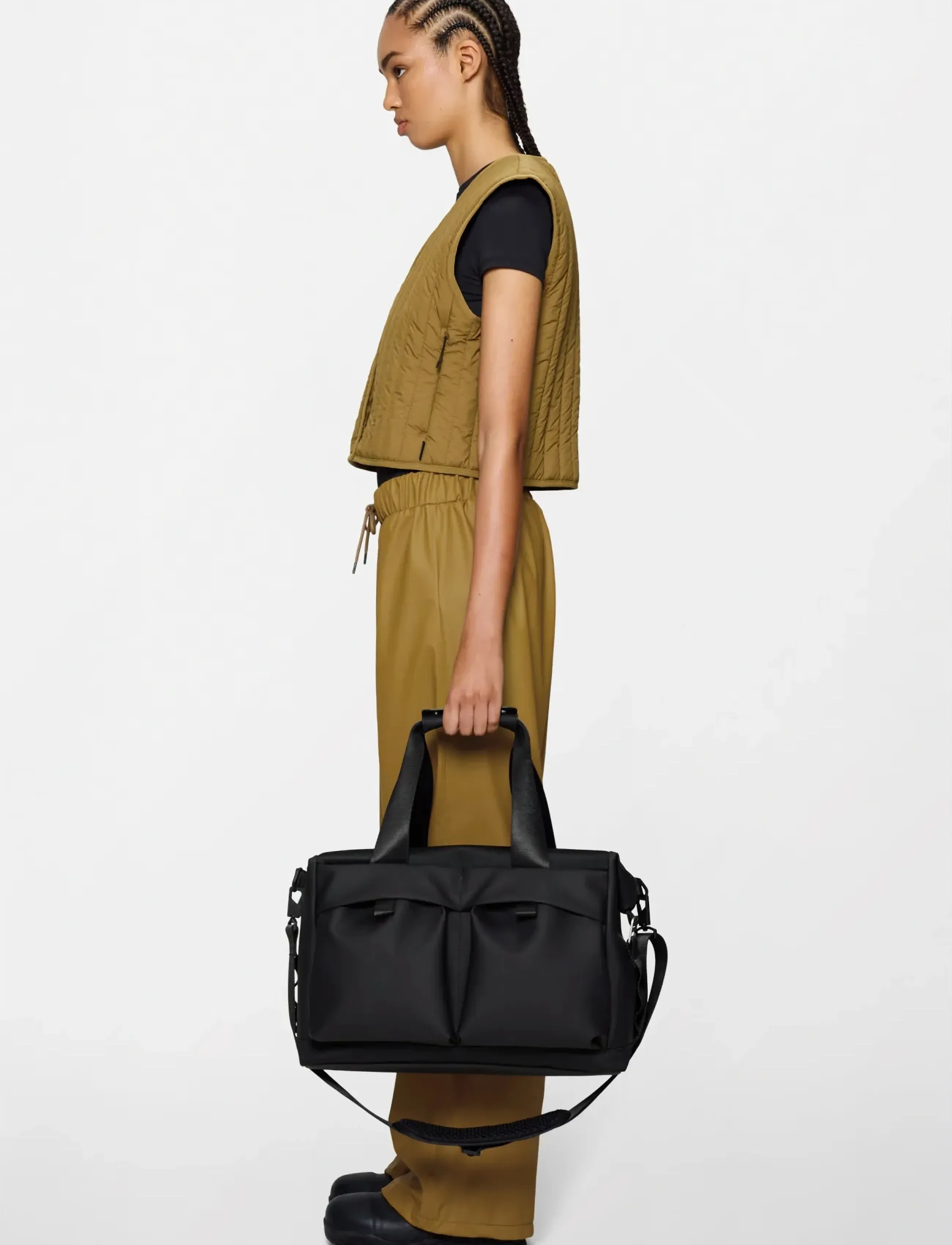 Rains - Otaru Weekend Bag Small W3 - black - 4