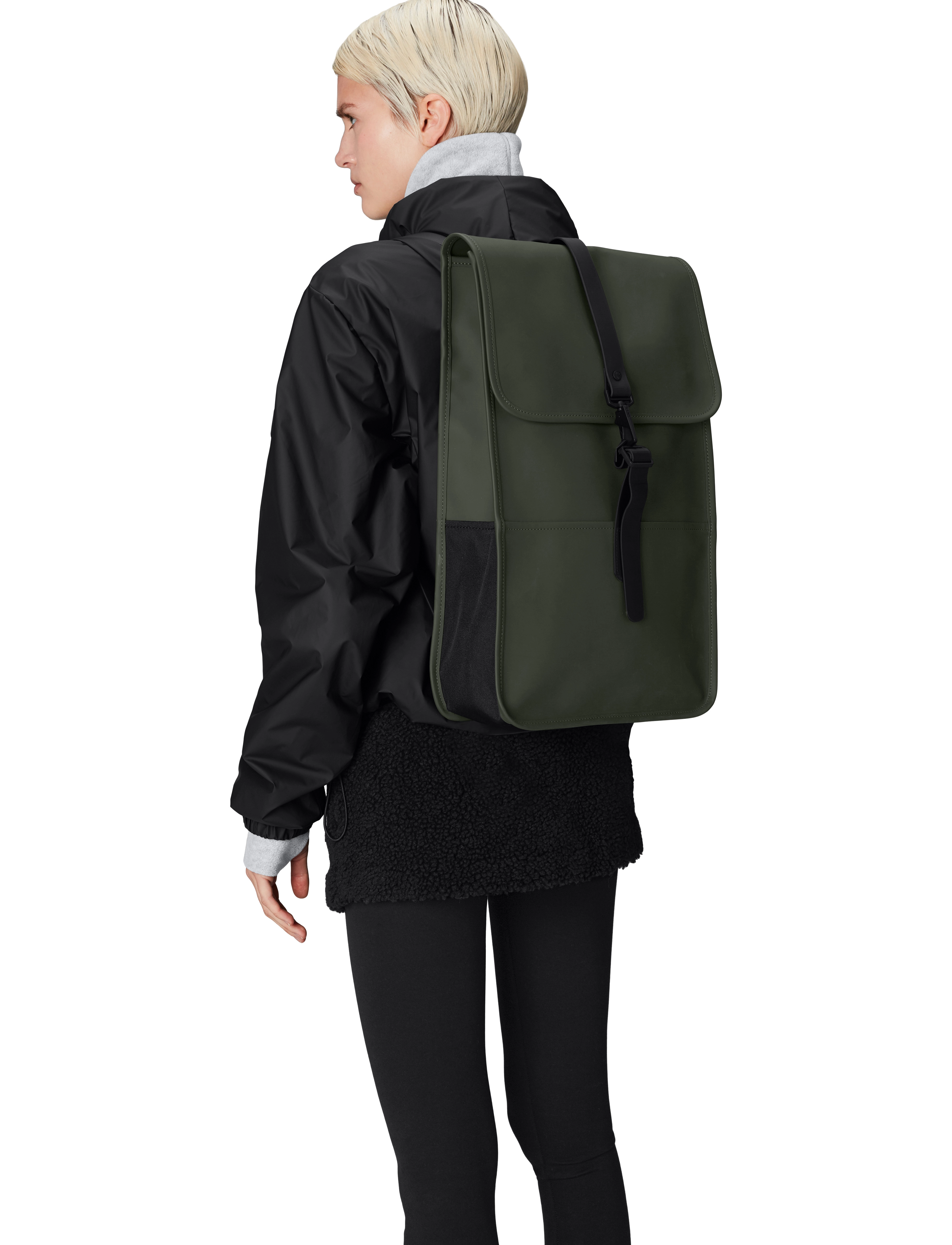Rains Backpack W3, One Size, Designer, Khakigrün - Backpacks, Frauen
