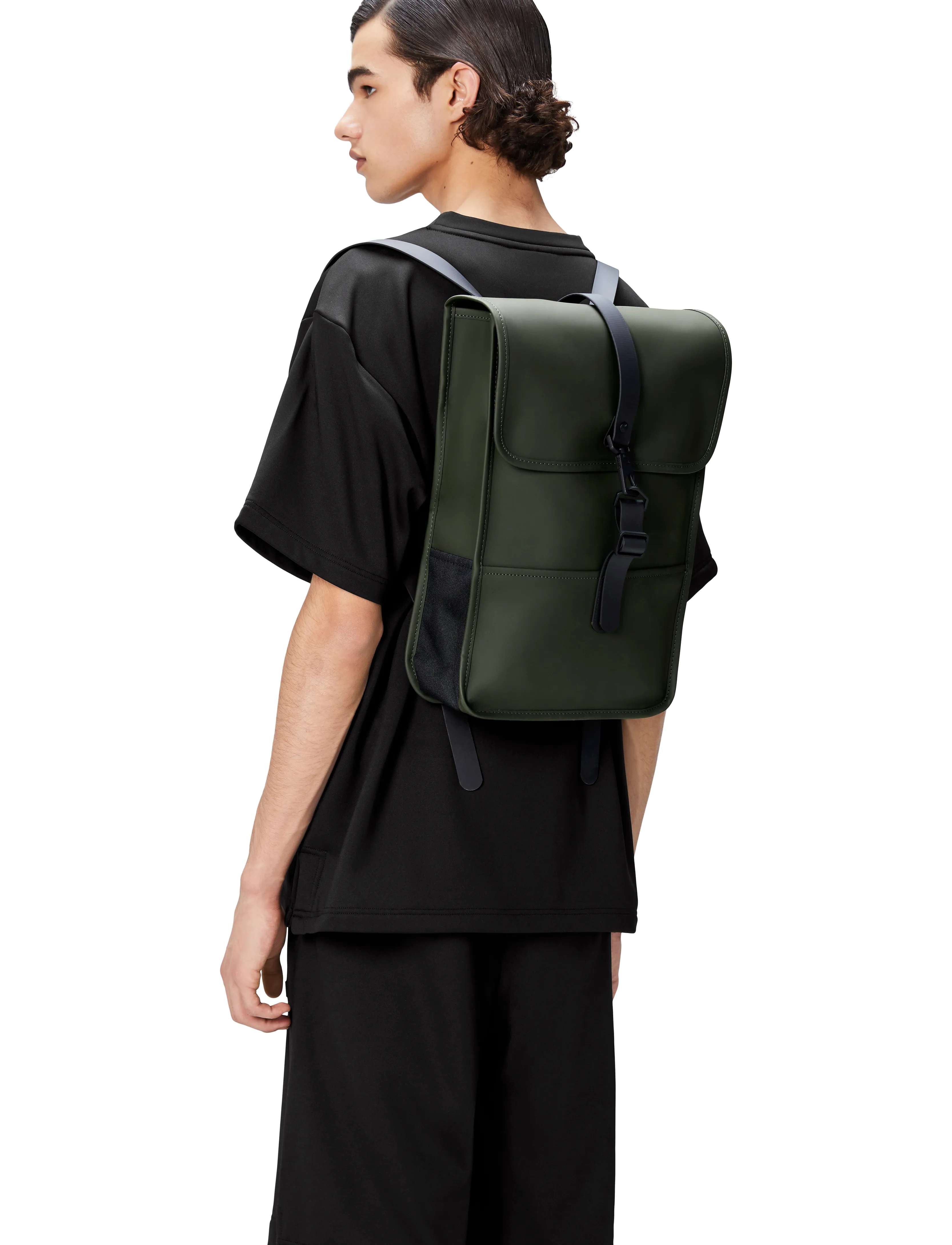Rains Backpack Mini W3, One Size, Bags, Grün - Backpacks, Frauen
