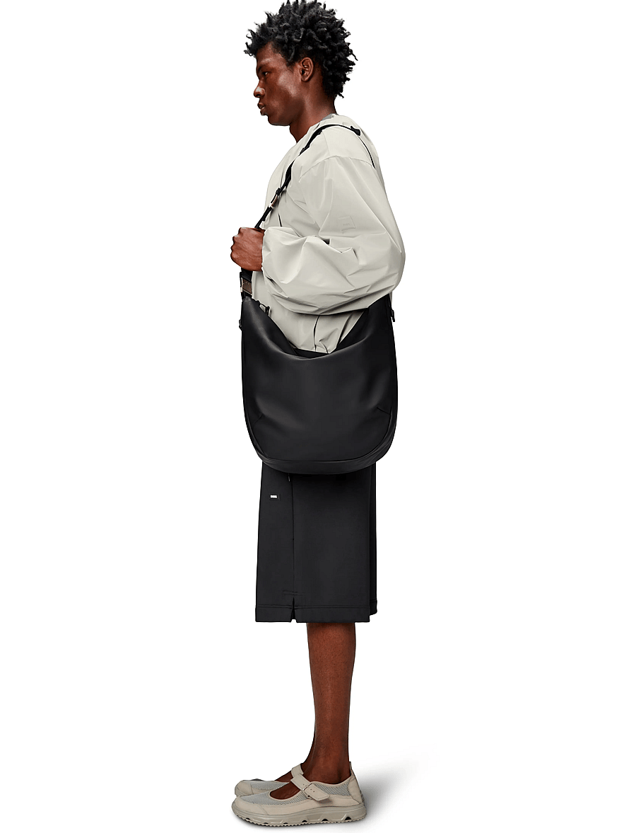 Rains - Valera Shoulder Bag Large W3 - wasserdichte taschen - black - 0