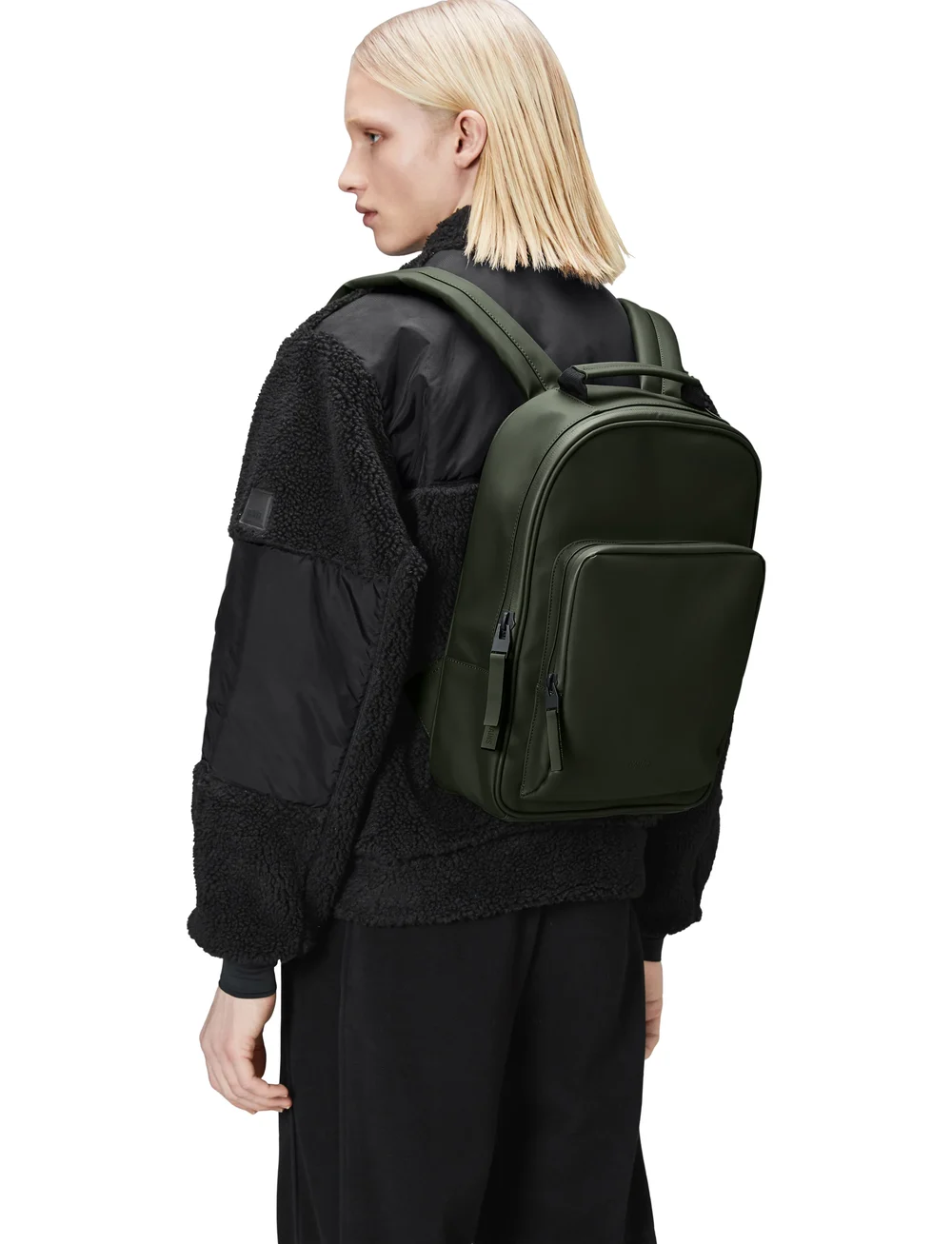 Rains - Book Daypack W3 - veekindlad kotid - green - 0