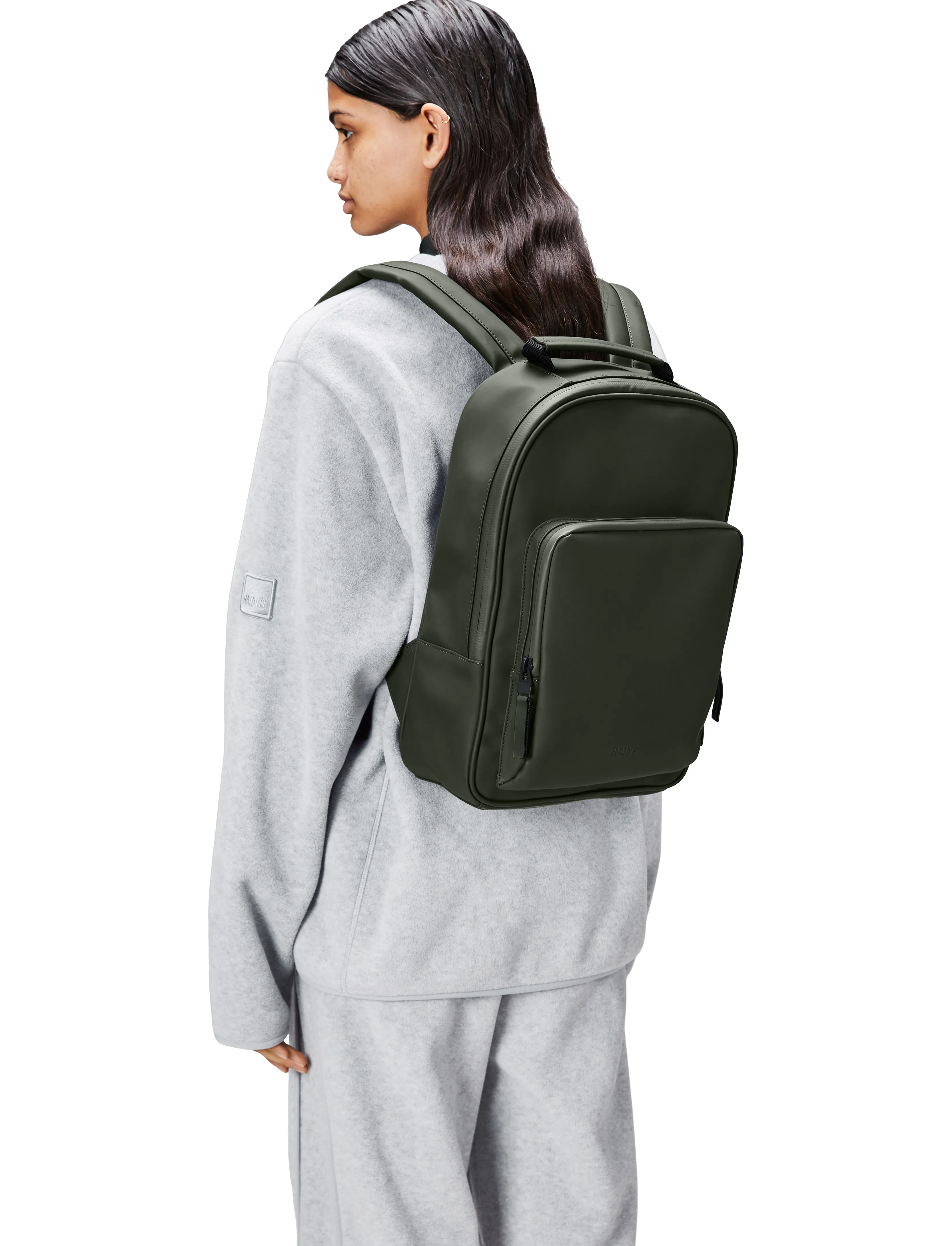 Rains - Book Daypack W3 - business-rygsække - green - 5