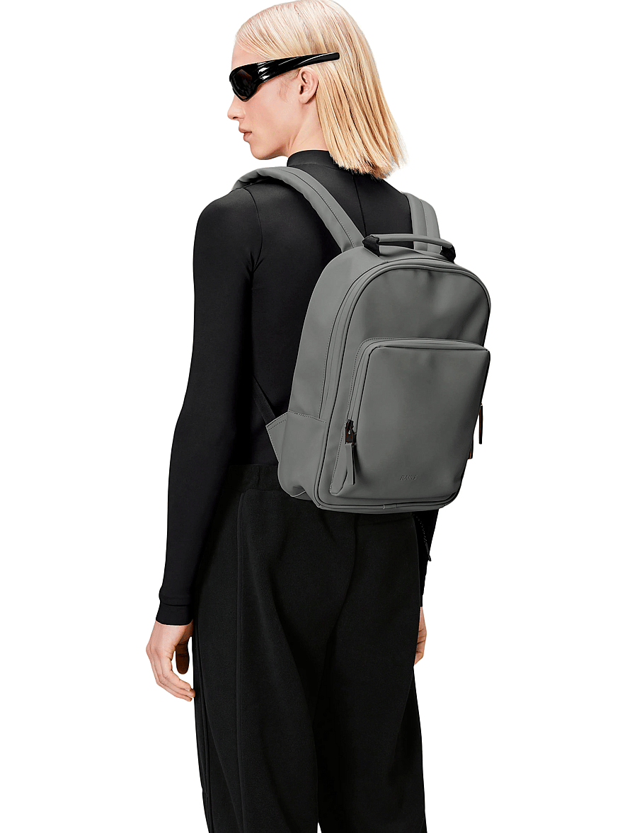 Rains - Book Daypack W3 - business-rygsække - grey - 0
