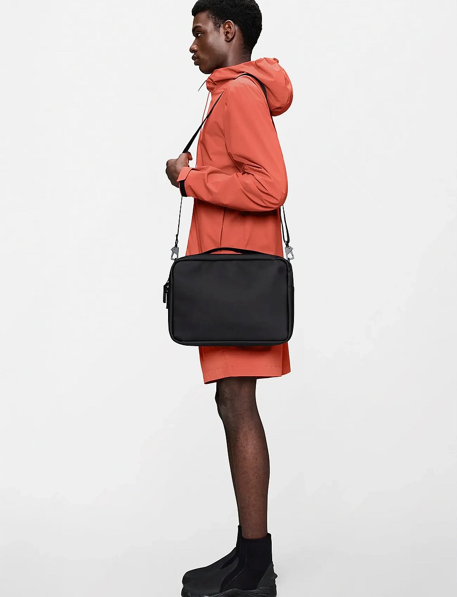 Rains - Laptop Bag 13"/14" W3 - modetrender - 01 black - 4