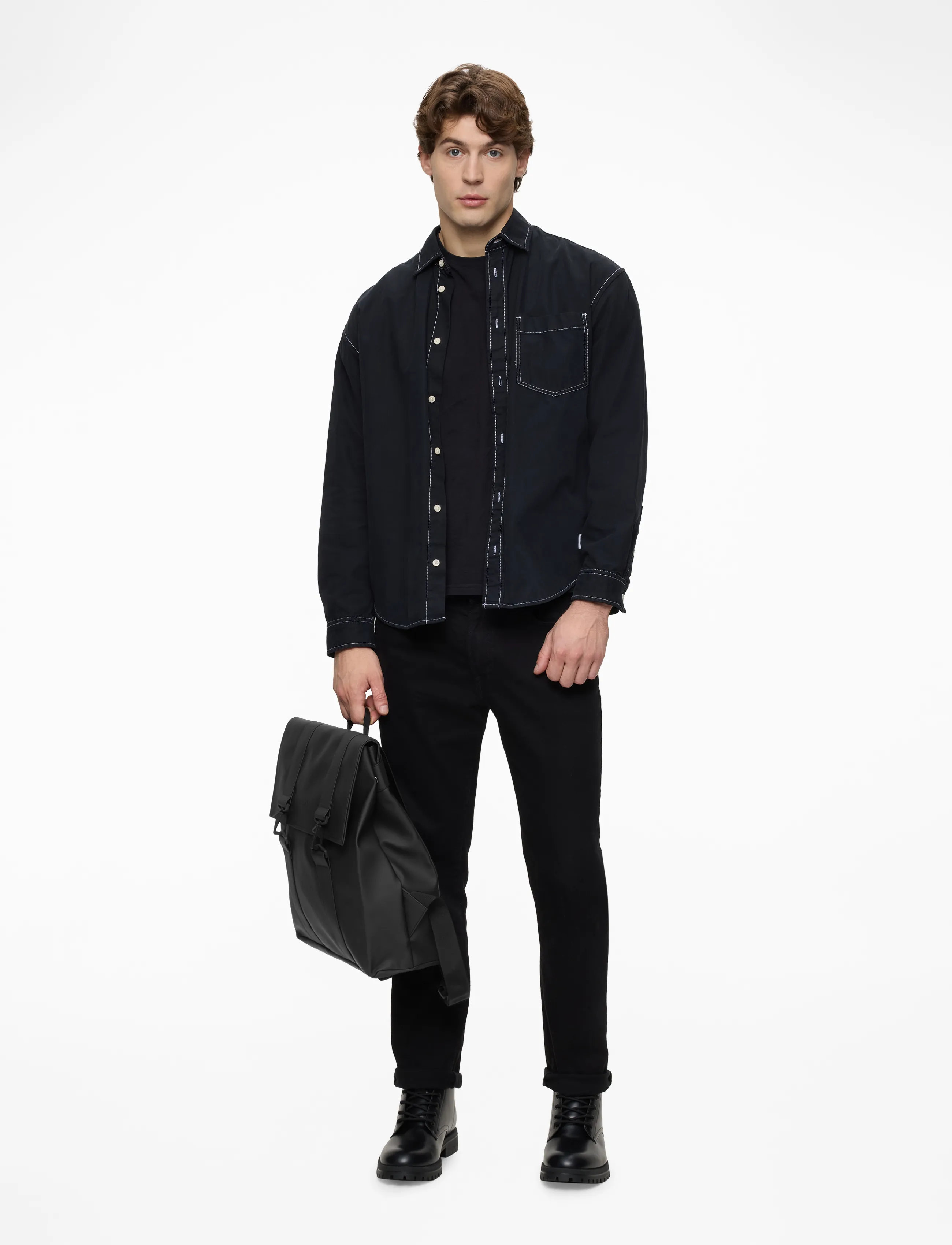 Rains - MSN Bag W3 - plecaki biznesowe - 01 black - 2