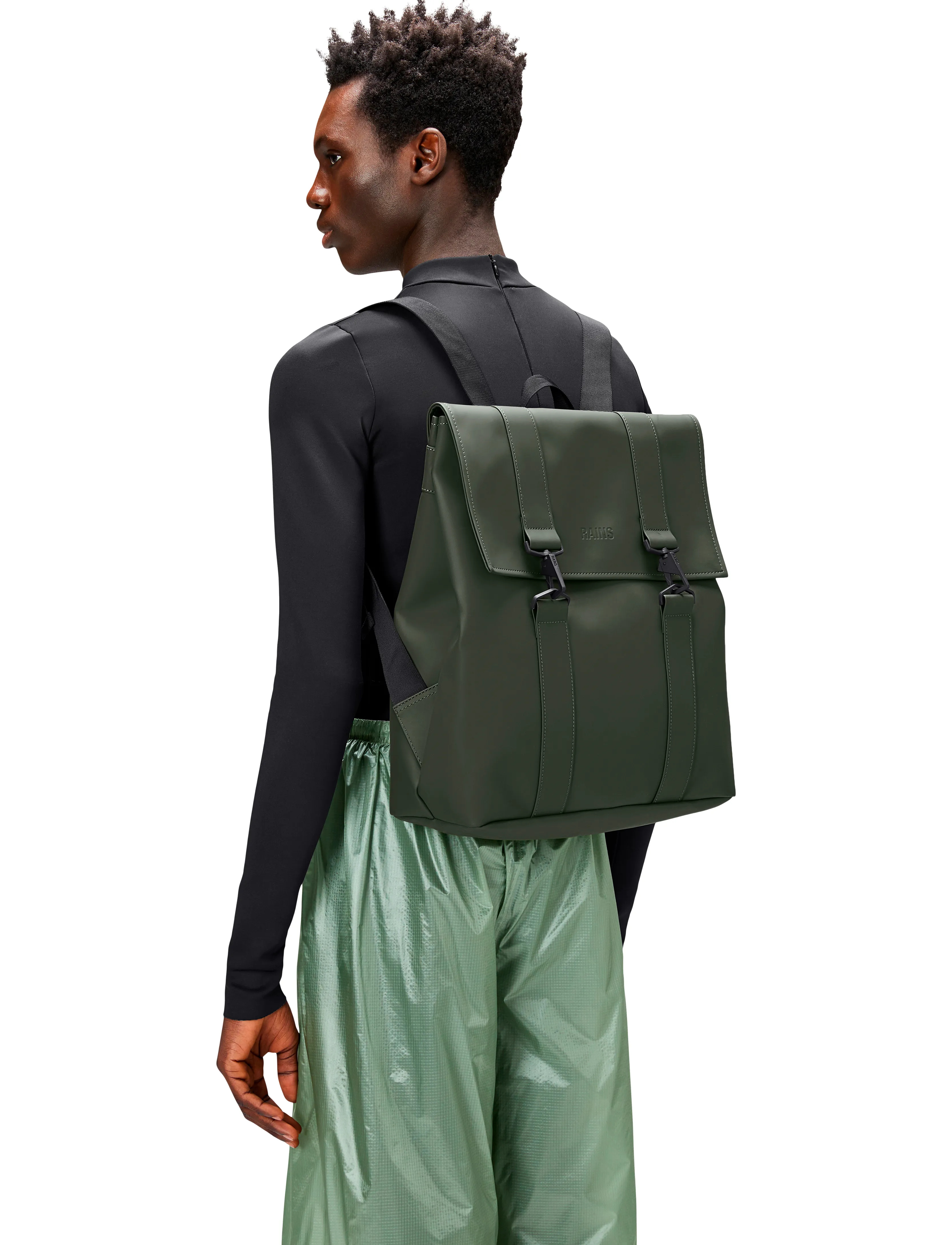 Rains Msn Bag W3, One Size, Bags, Khakigrün - Backpacks, Frauen