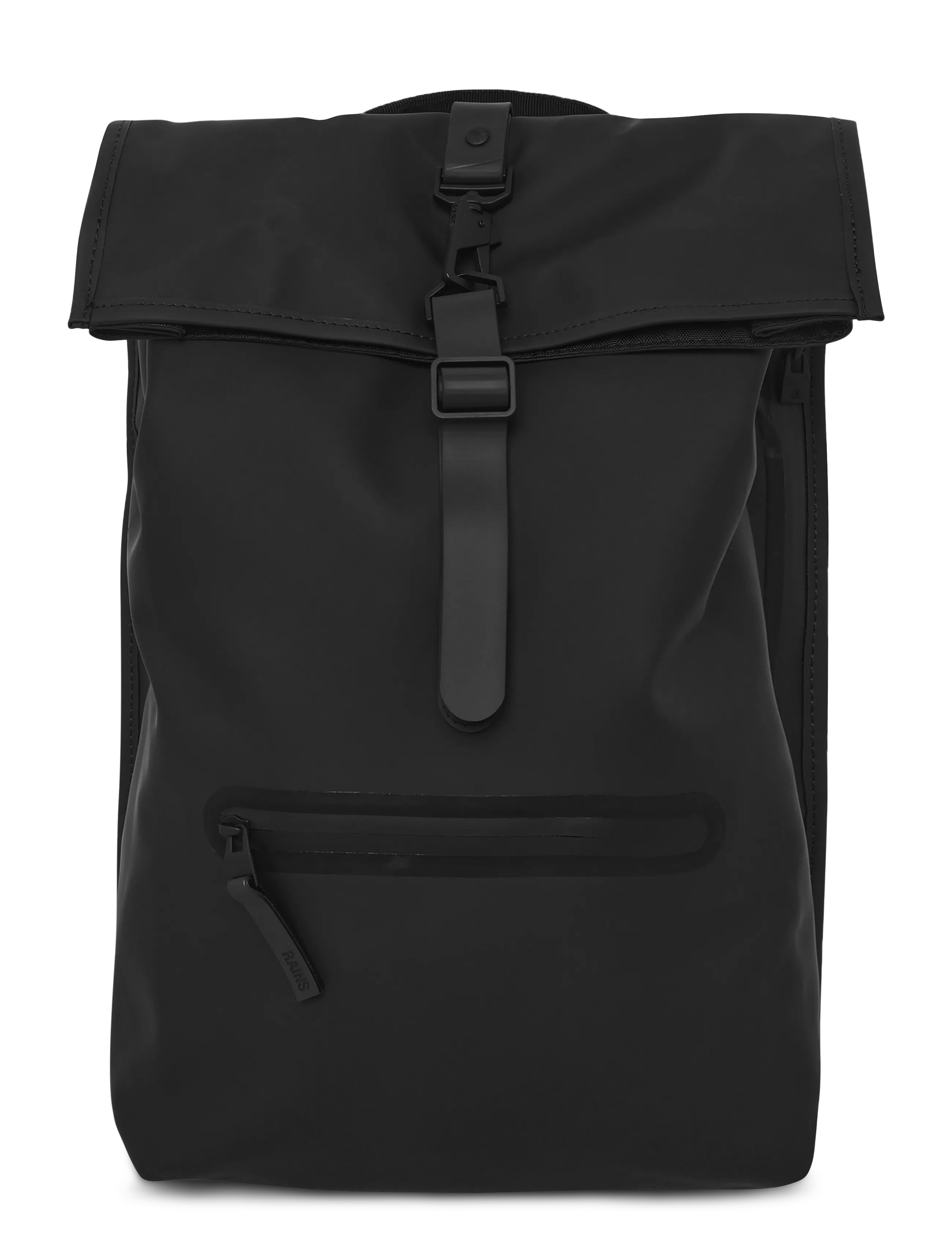 Rains Rolltop Rucksack W3, One Size, Bags, Schwarz - Backpacks, Frauen