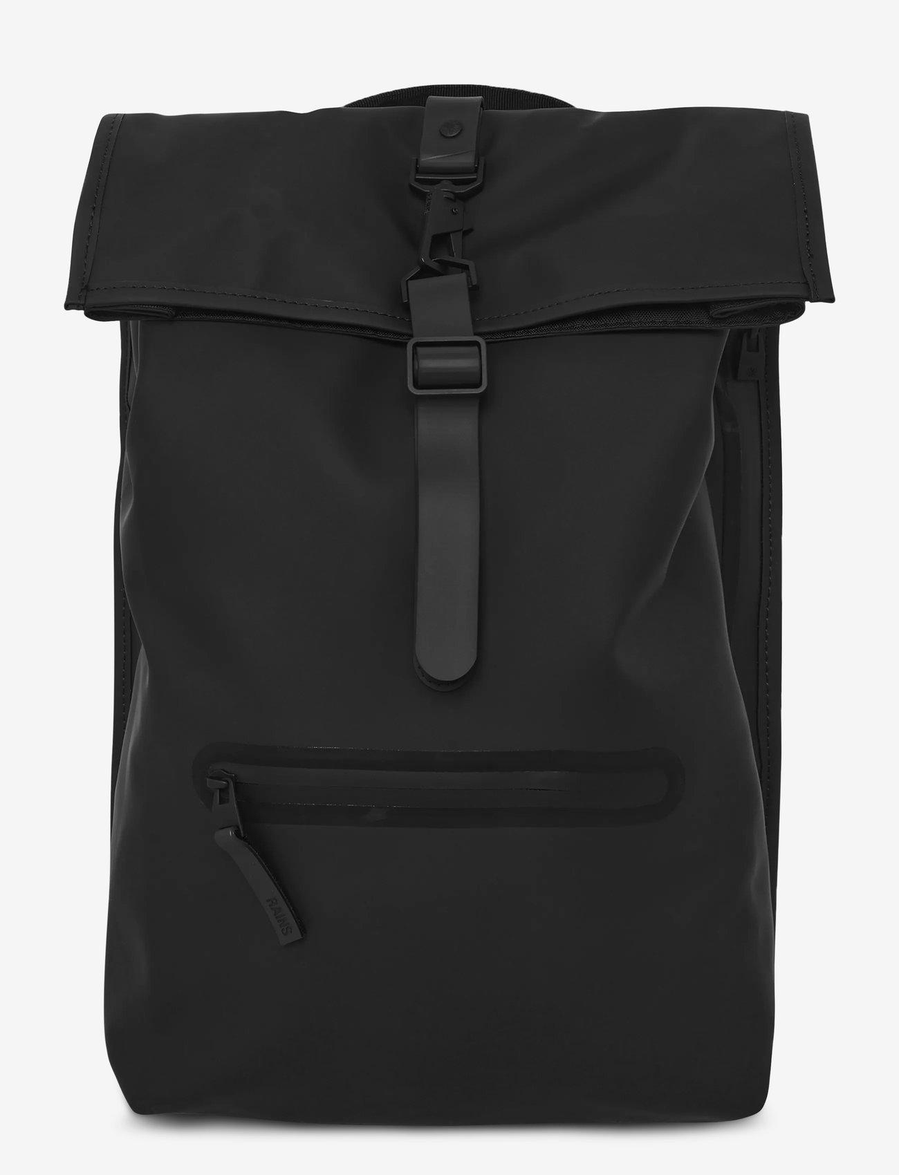 Rains - Rolltop Rucksack W3 - rolltop backpacks - 01 black - 1