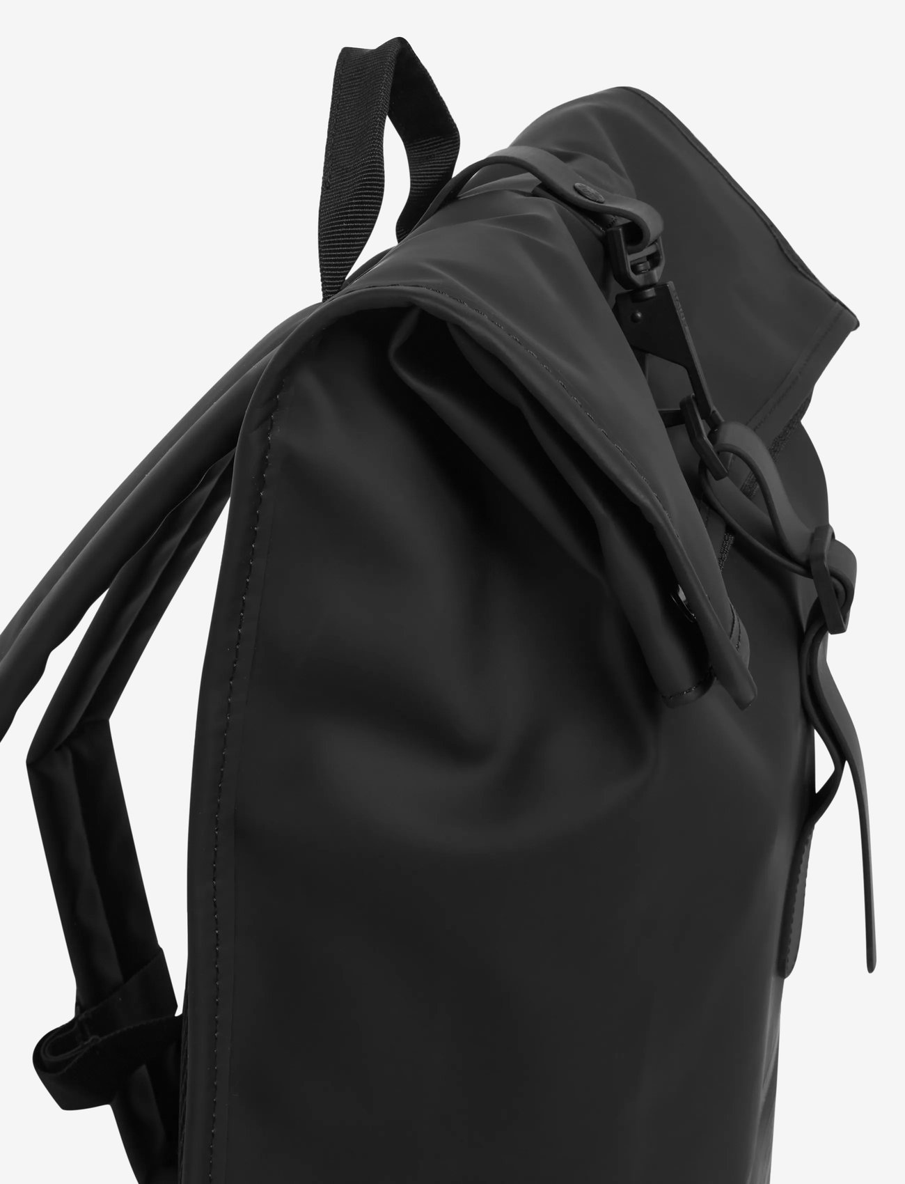 Rains - Rolltop Rucksack W3 - rolltop backpacks - 01 black - 4