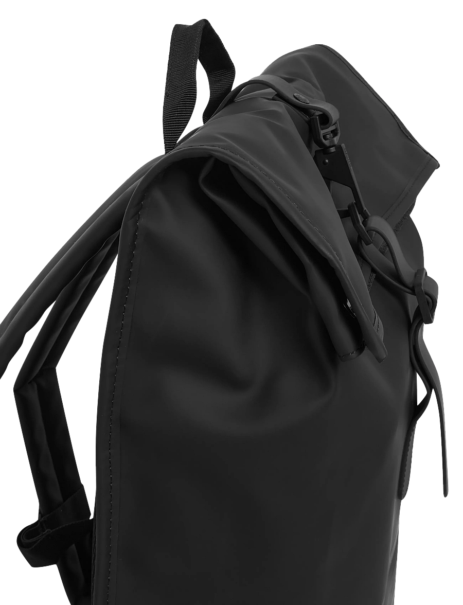 Rains - Rolltop Rucksack W3 - rolltop-rygsække - 01 black - 4