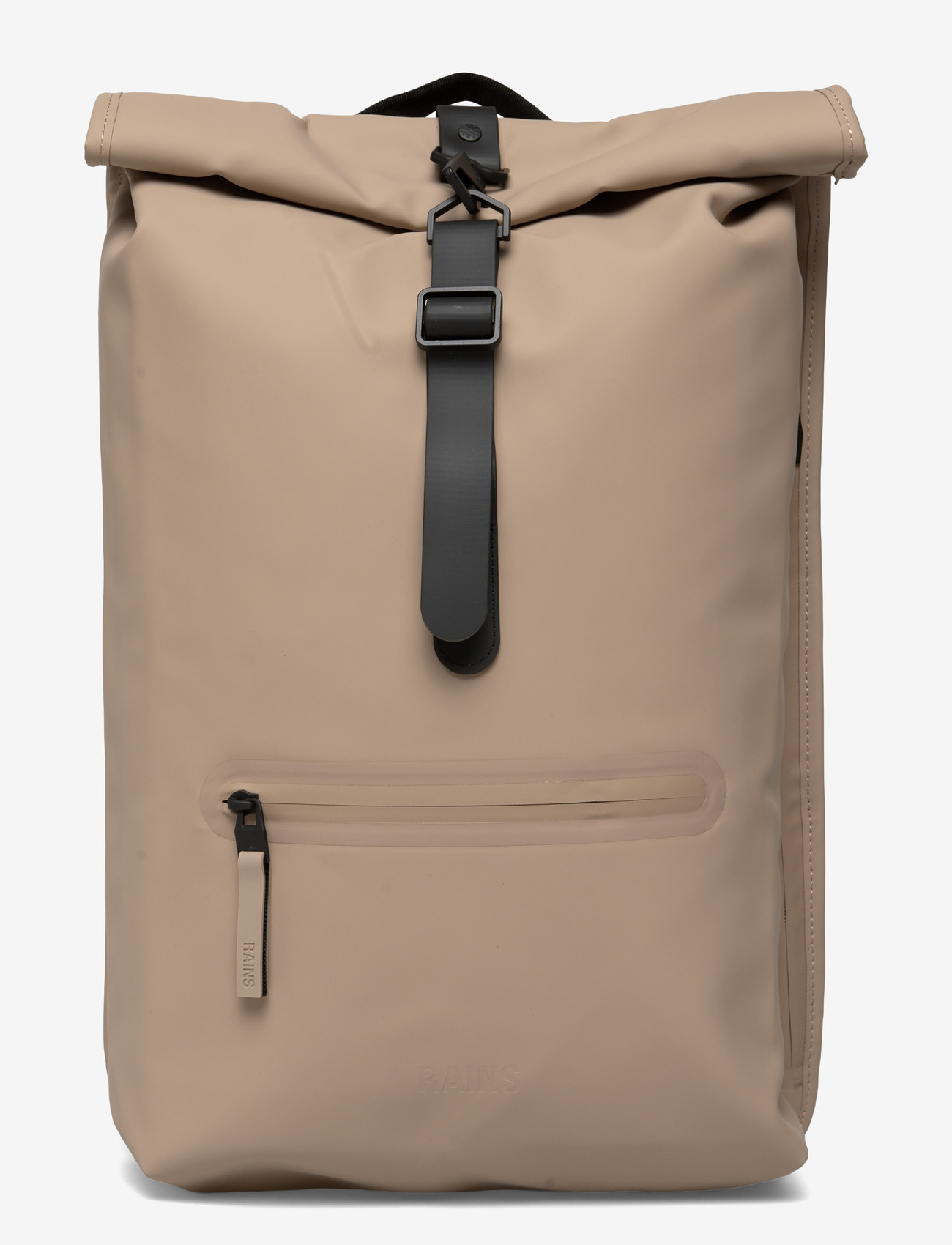 Rains - Rolltop Rucksack W3 - vandtætte tasker - beige - 0