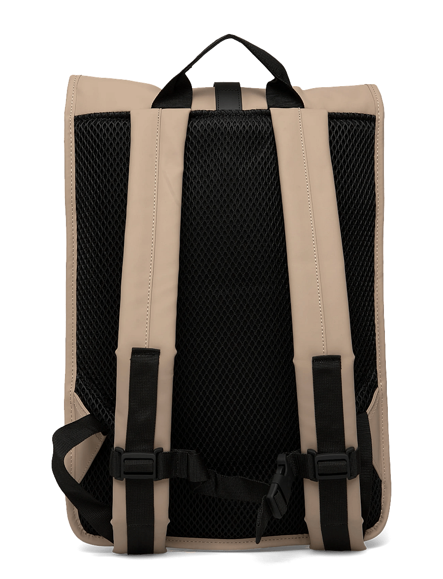 Rains - Rolltop Rucksack W3 - rolltop-ryggsäckar - beige - 1