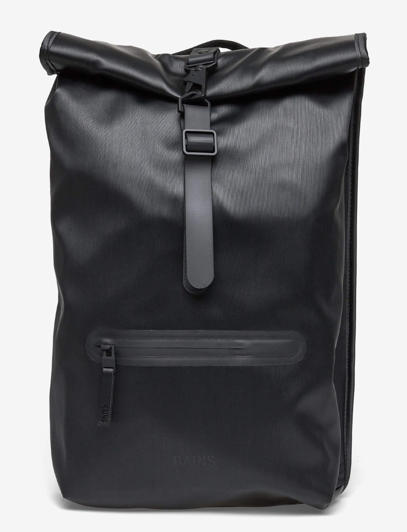 Rains - Rolltop Rucksack W3 - sacs à dos à roulettes - black grain - 0