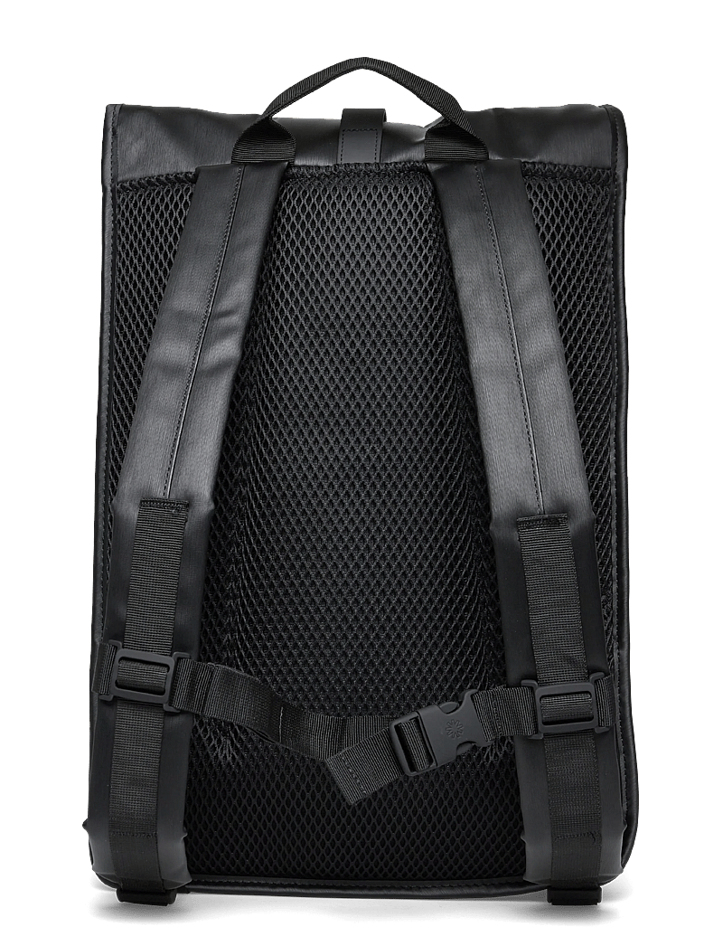Rains - Rolltop Rucksack W3 - sacs à dos à roulettes - black grain - 1