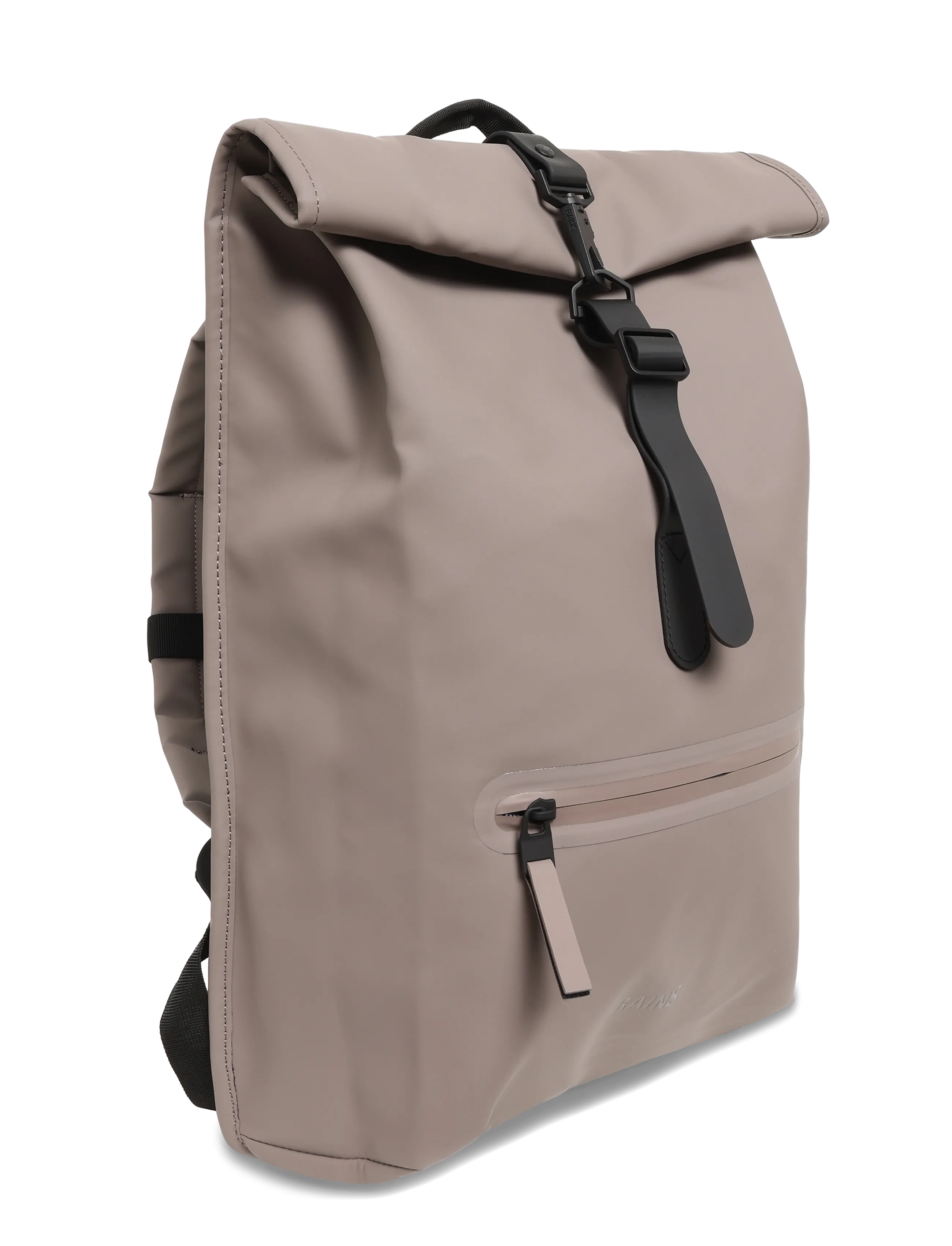 Rains - Rolltop Rucksack W3 - rucksäcke mit rollverschluss - cinder - 2