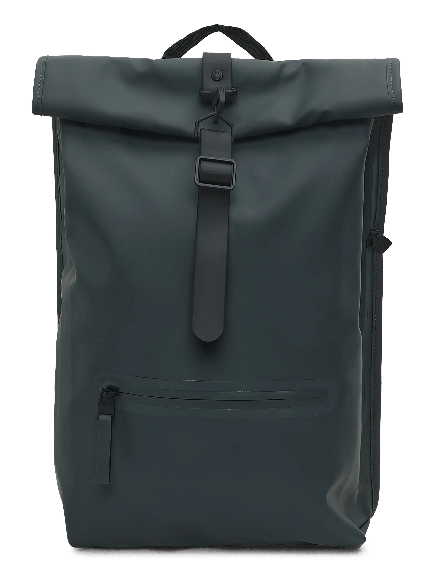 Rains - Rolltop Rucksack W3 - rucksäcke mit rollverschluss - dark grey - 0