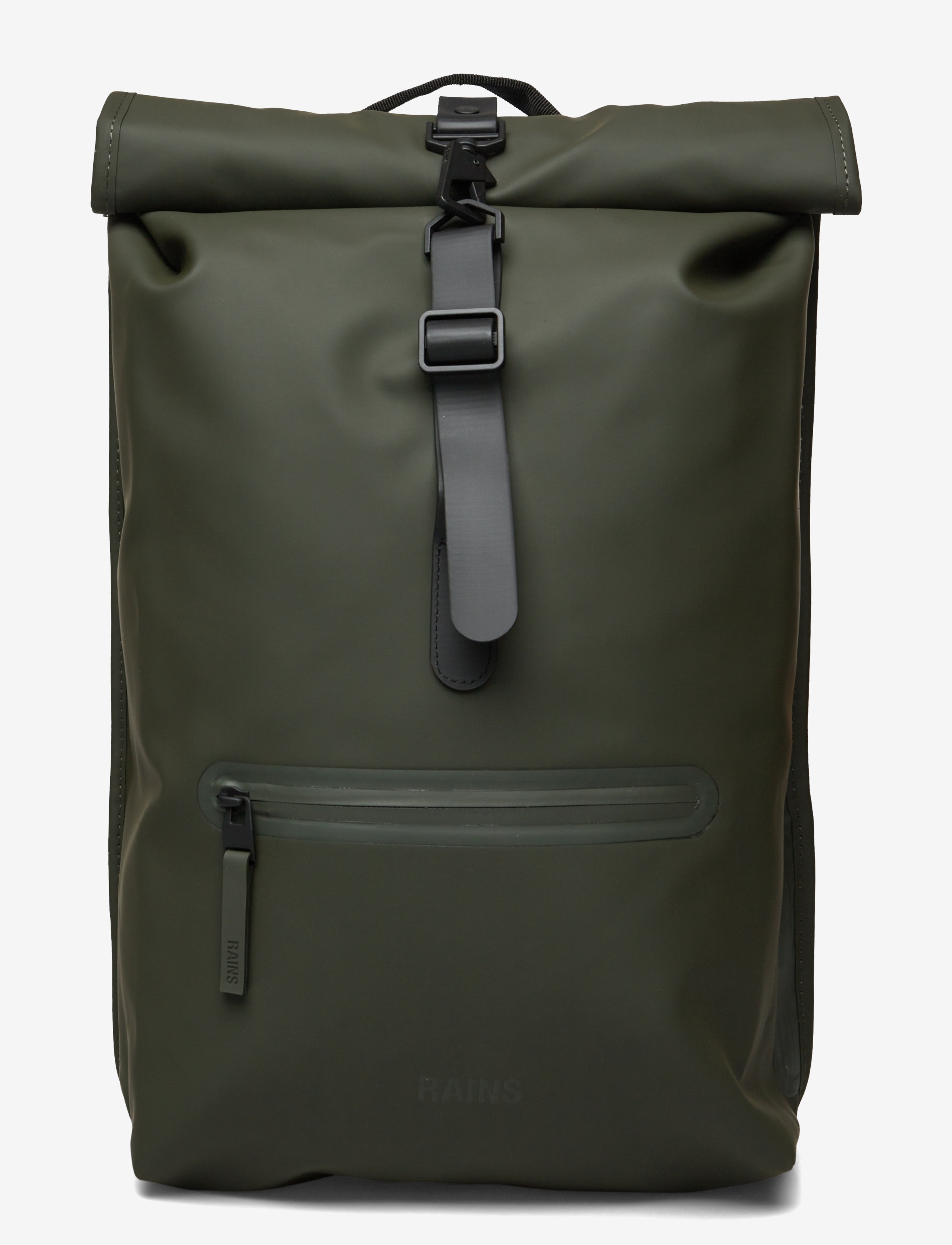 RAINS Rolltop Rucksack W3 Khaki - One Size - Damen