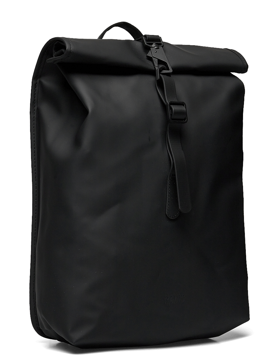 Rains - Rolltop Rucksack Mini W3 - rucksäcke mit rollverschluss - black - 3