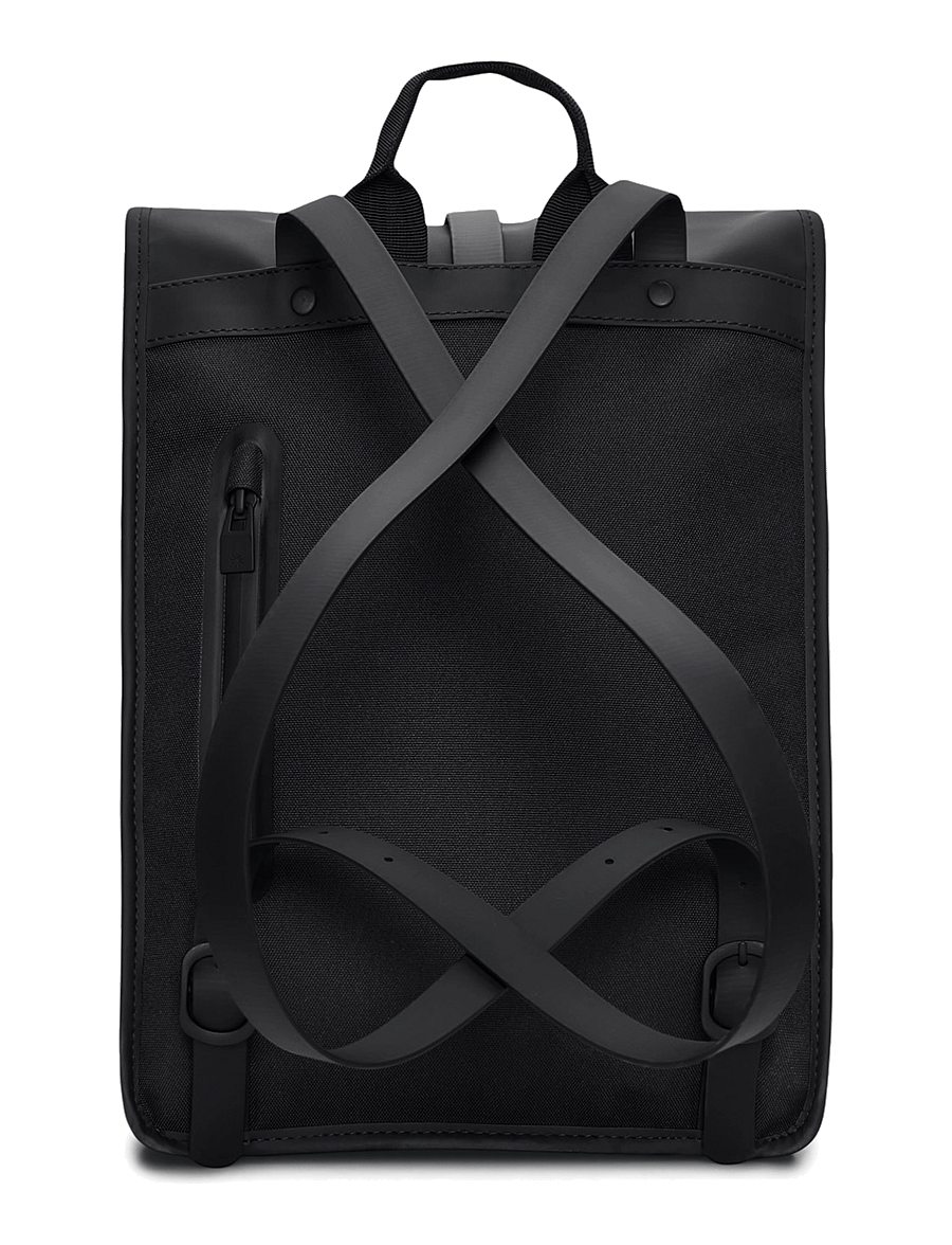 Rains - Rolltop Rucksack Mini W3 - rucksäcke mit rollverschluss - black - 5