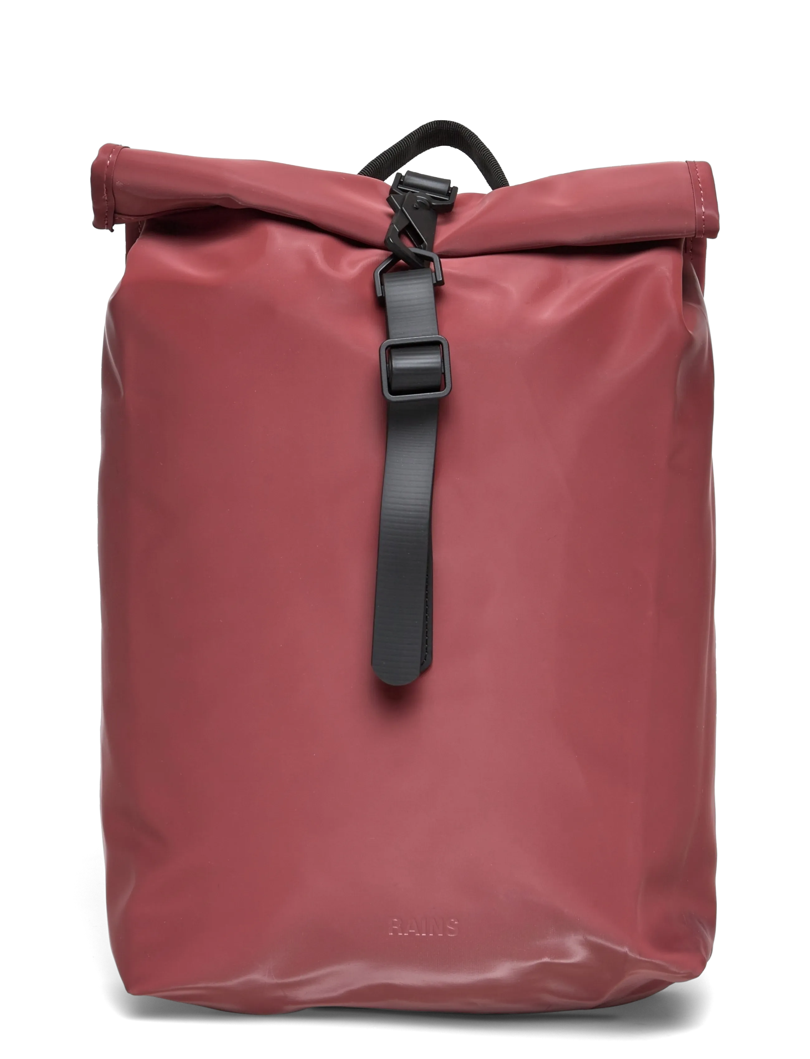 Rains Rolltop Rucksack Mini W3, Mænd, Mini Rolltop Rygsæk, Pink, Str: ONE SIZE