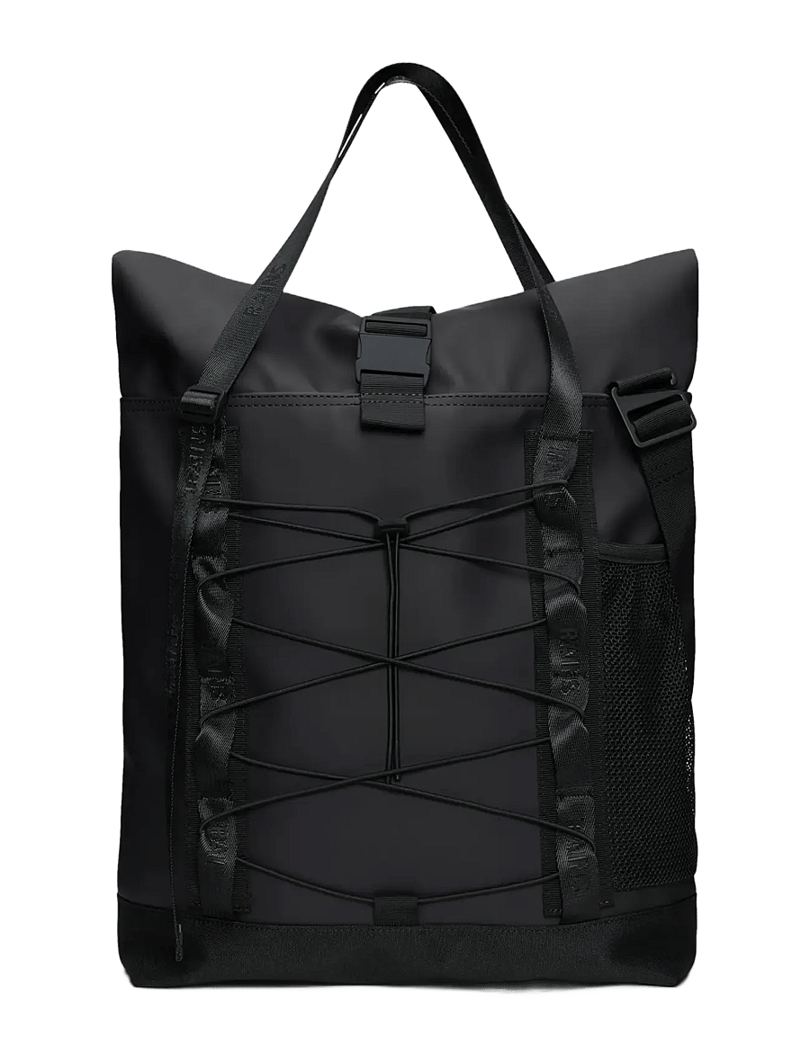 Rains - Trail Rolltop Tote Bag W3 - wasserdichte taschen - black - 1