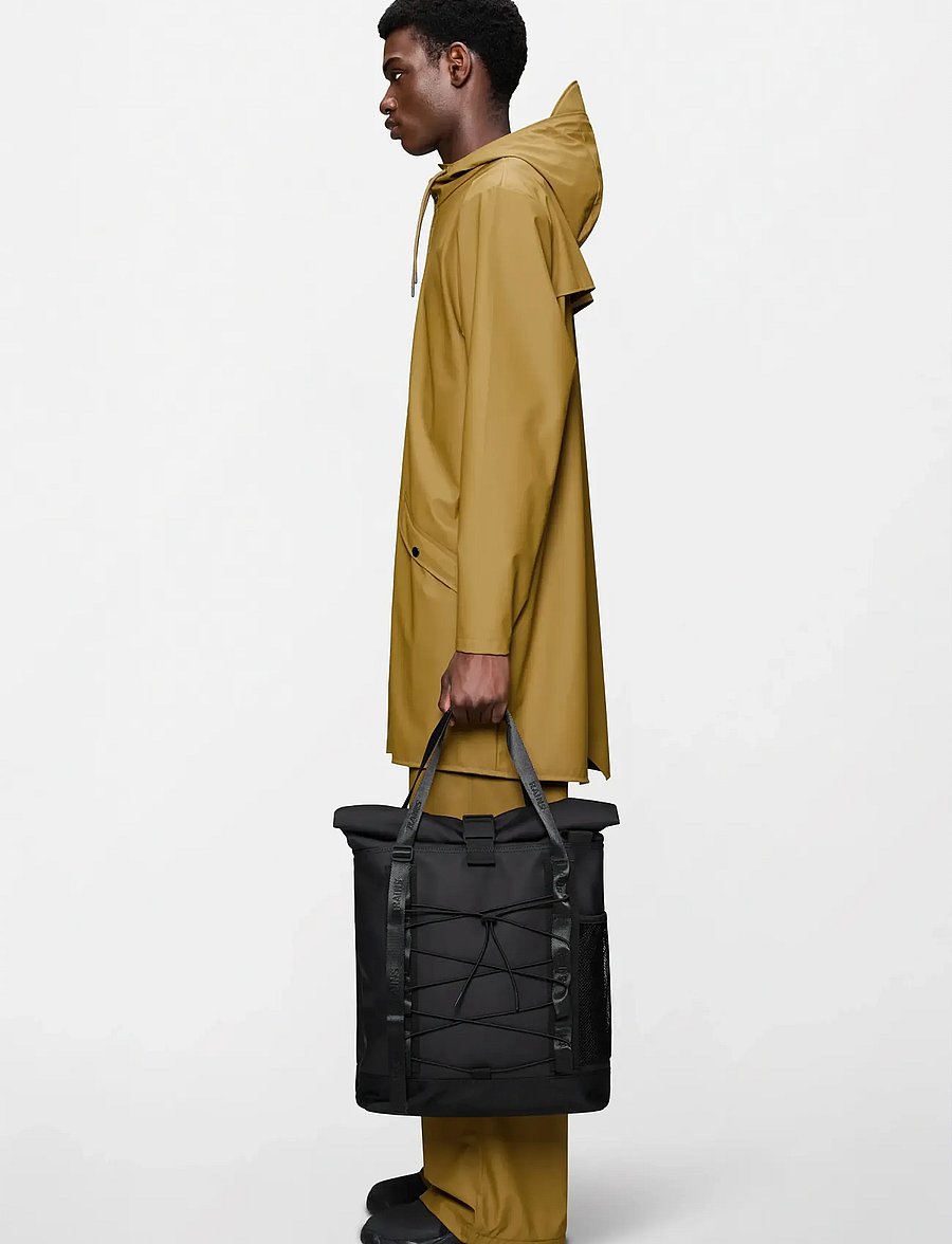 Rains - Trail Rolltop Tote Bag W3 - wasserdichte taschen - black - 5