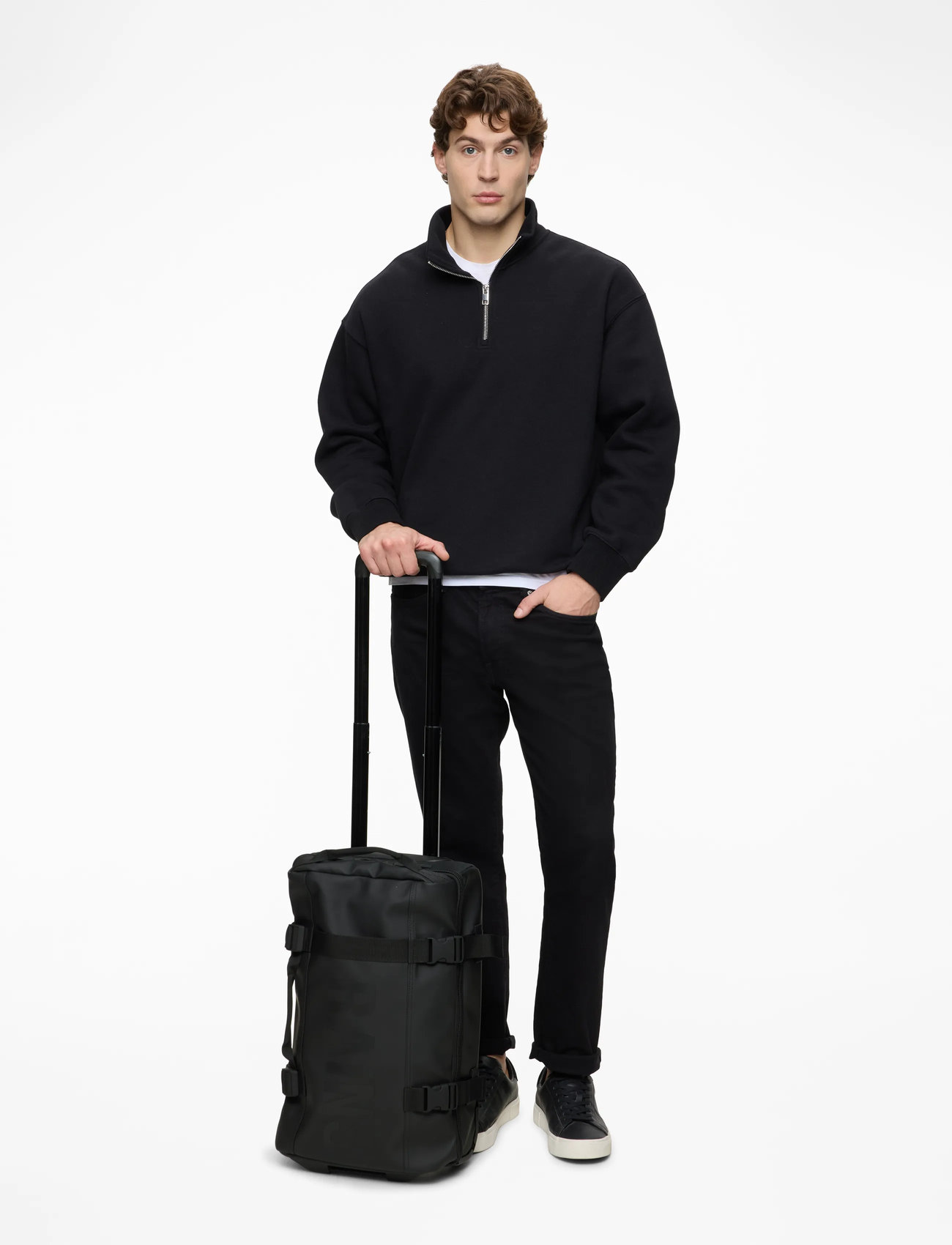 Rains - Texel Cabin Bag W3 - rankinio bagažo lagaminai - black - 2