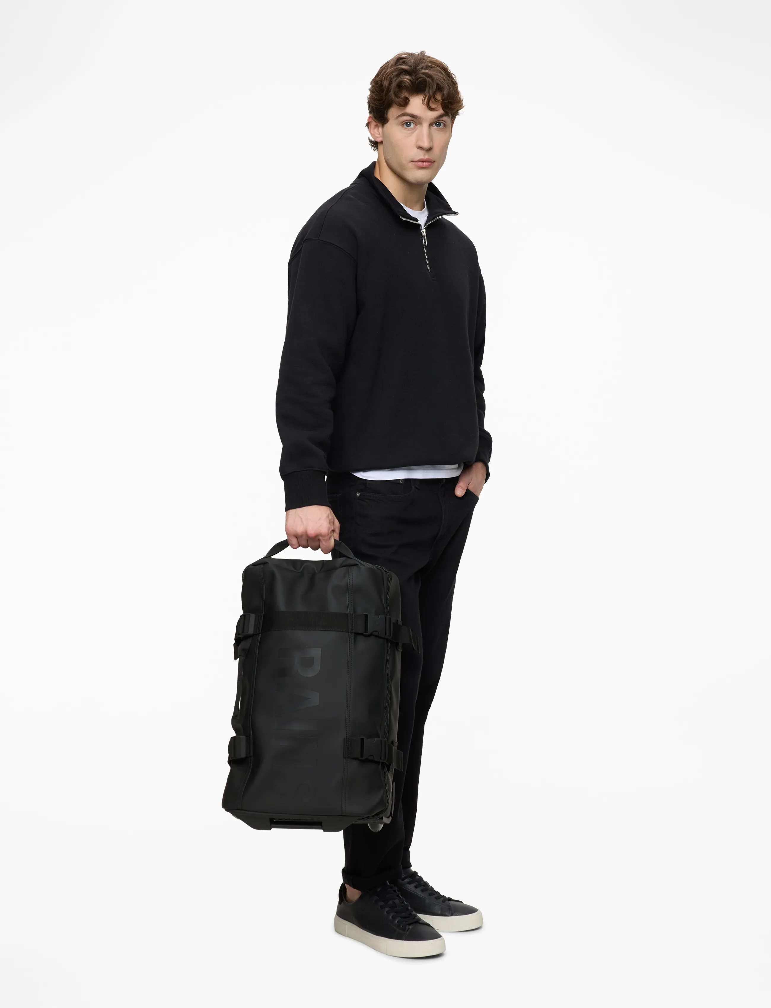 Rains - Texel Cabin Bag W3 - salongi suuruses kohvrid - black - 3